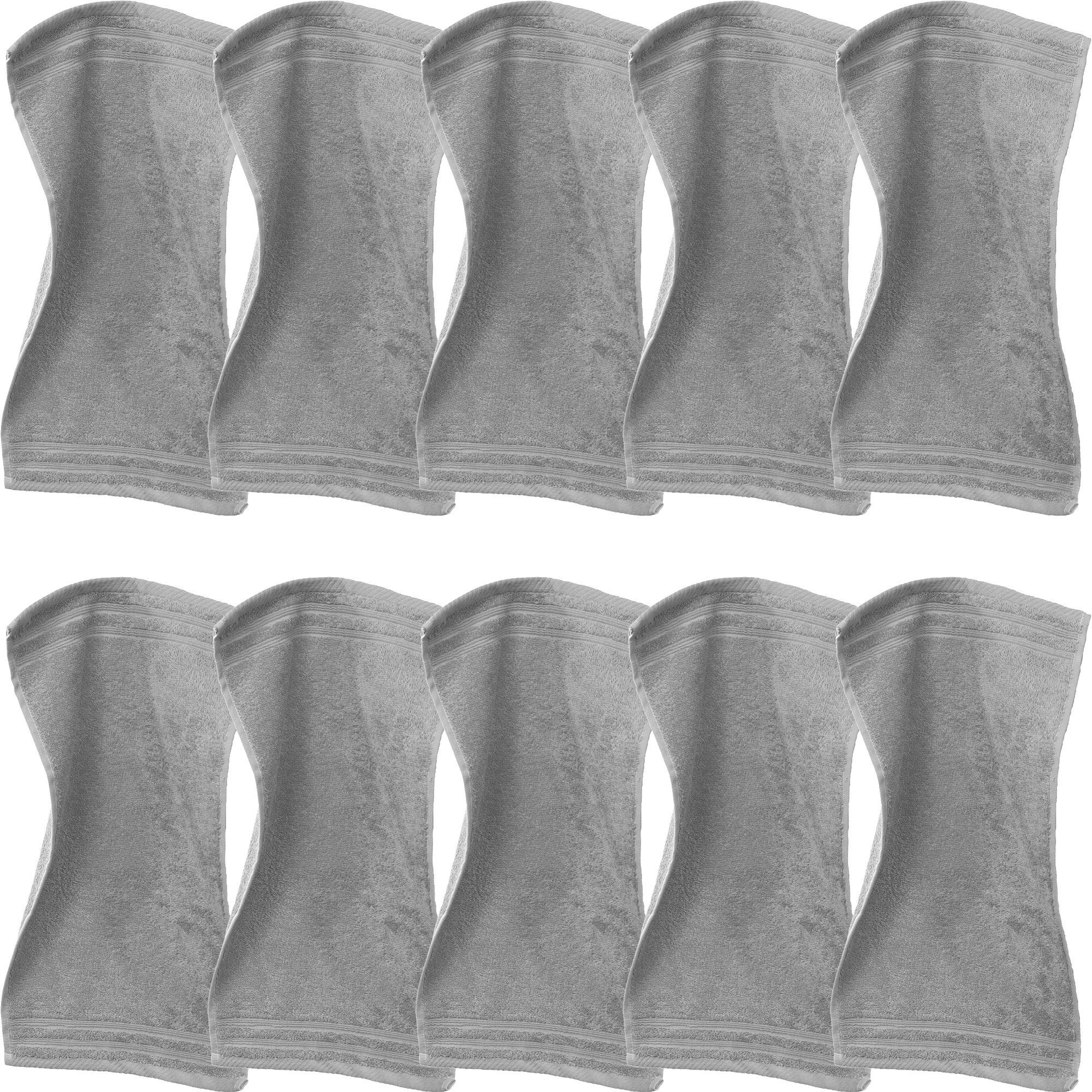 Gästehandtuch Gästetuch "Heidelberg" 10er-Pack