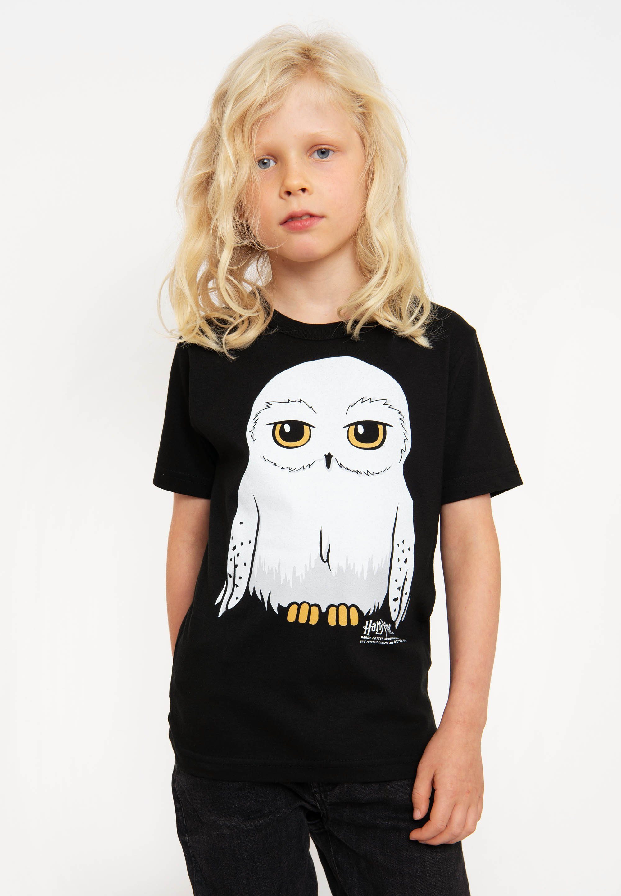 mit – Harry Print Potter LOGOSHIRT lizenziertem T-Shirt Hedwig