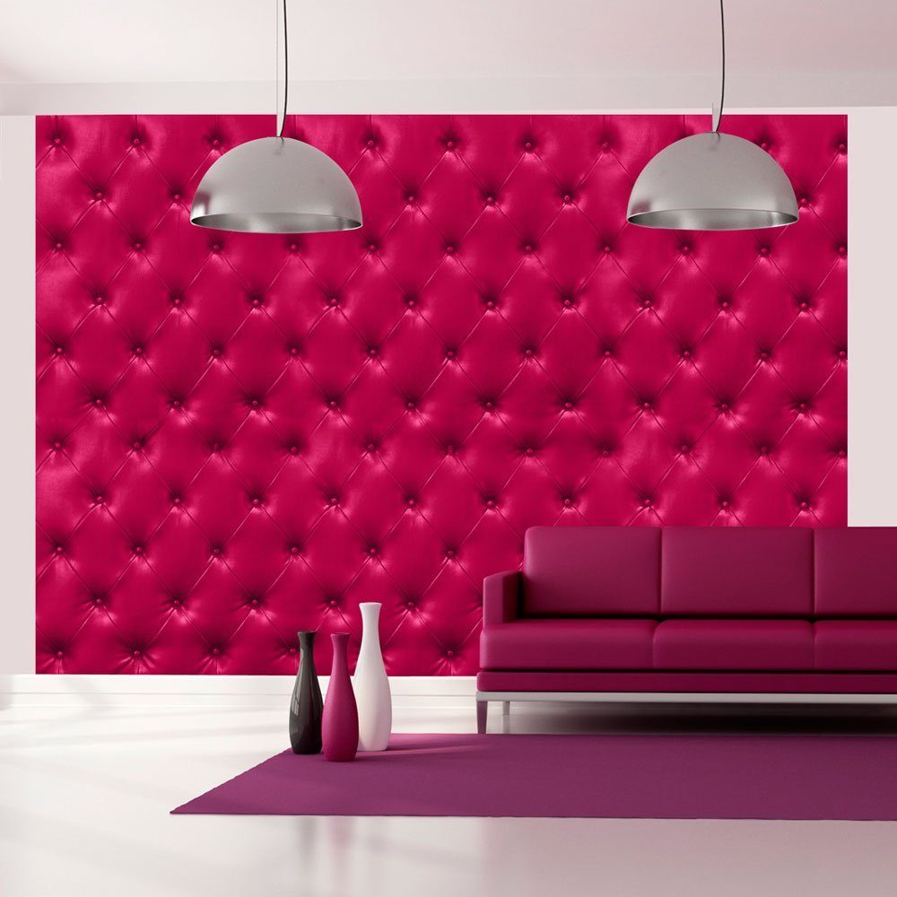 KUNSTLOFT Vliestapete Pink Pleasure 3x2.1 m, lichtbeständige halb-matt, Tapete Design