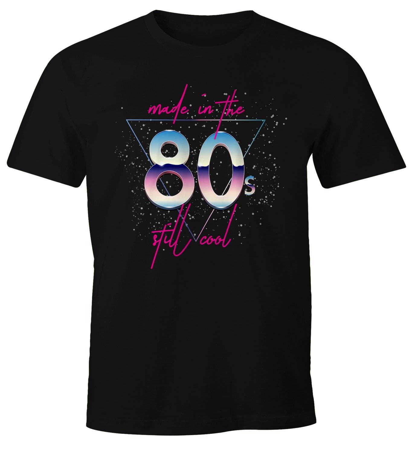 MoonWorks Print-Shirt Herren T-Shirt Geburtstag Made in the 80's still cool günstig online kaufen