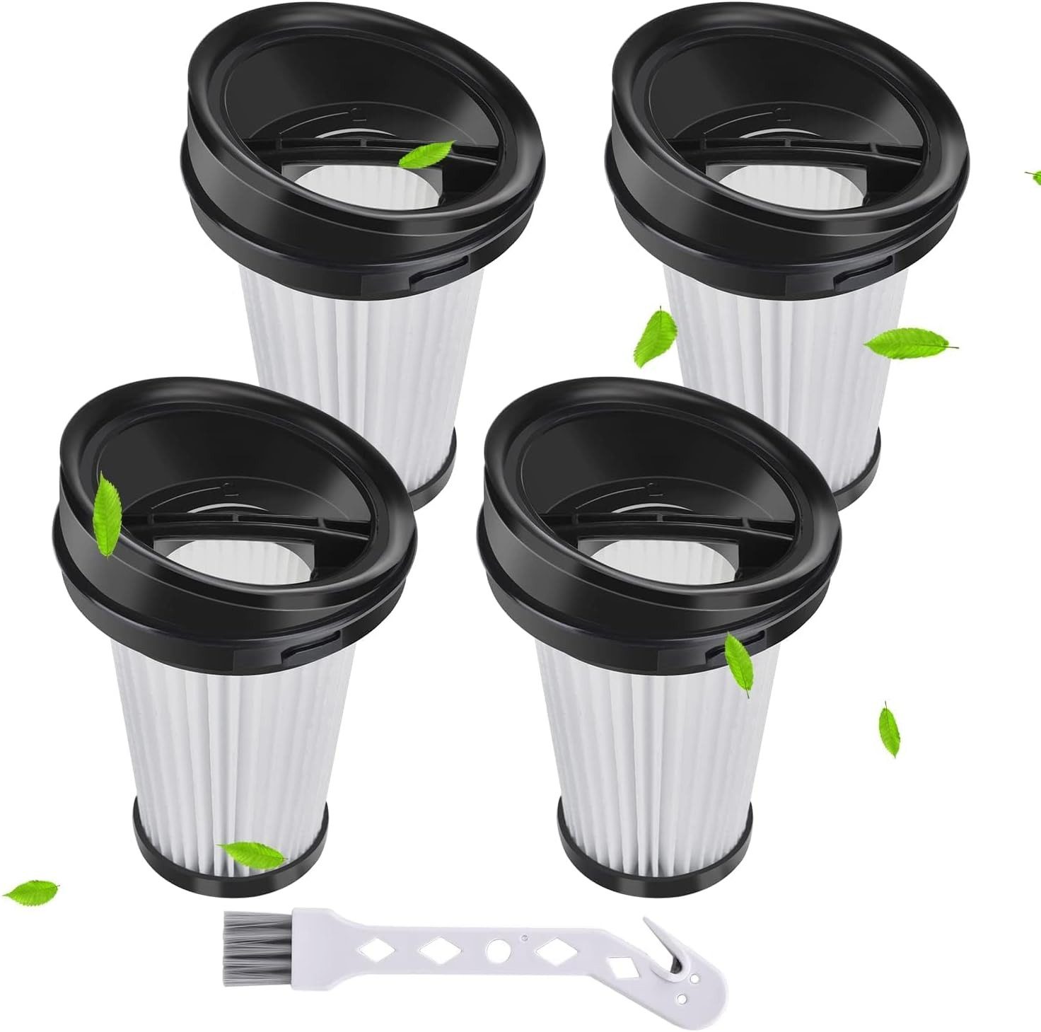 FELIXLEO Saugroboter Zubehör-Set 4 Filter für Grundig VCH9629 VCH9630 VCH9631 VCH9632 HEPA, (1-tlg)