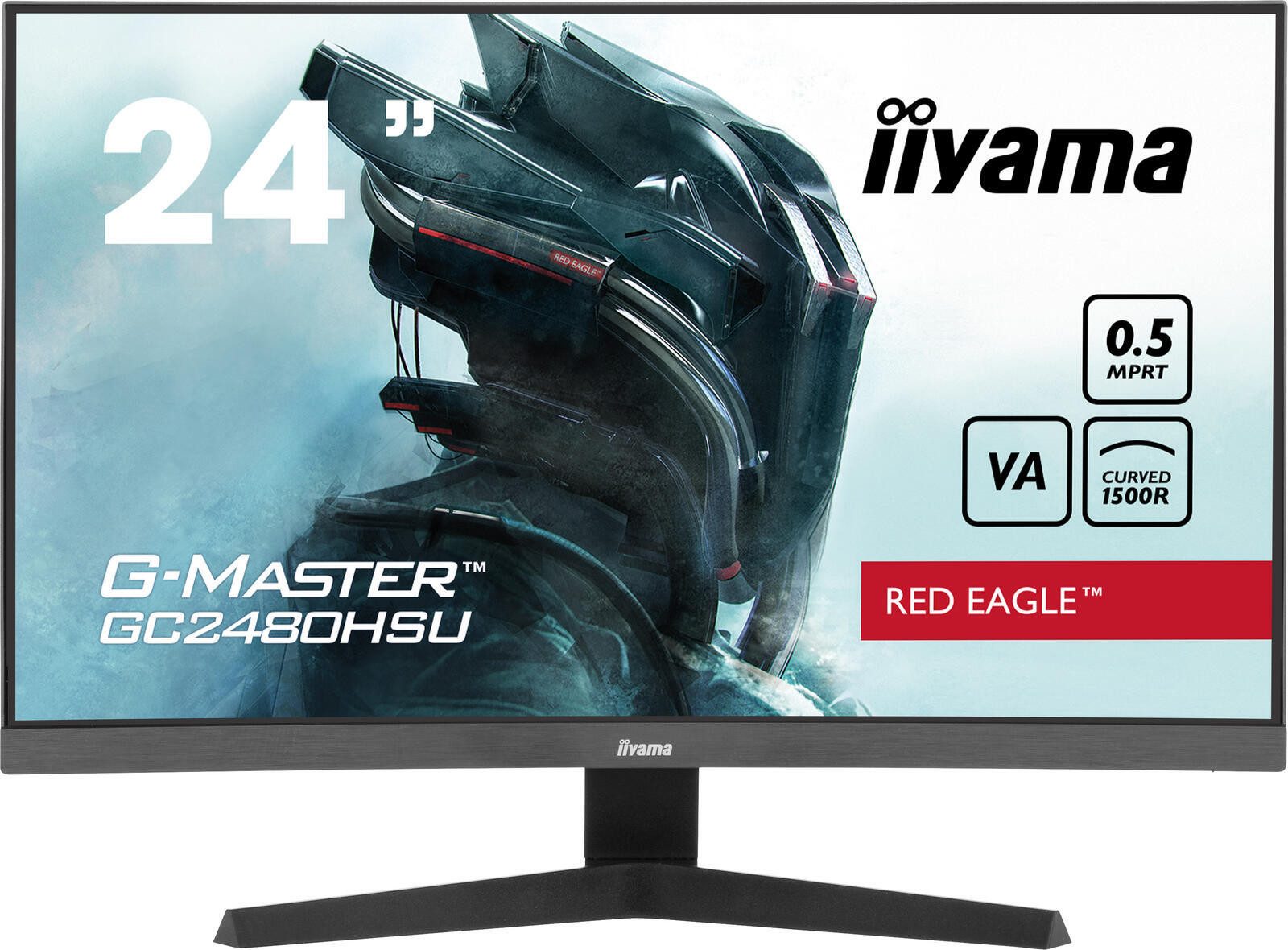 Iiyama Iiyama G-MASTER GC2480HSU-B1 Gaming-LED-Monitor (1920 x 1080, 0,5 ms Reaktionszeit, 180 Hz)