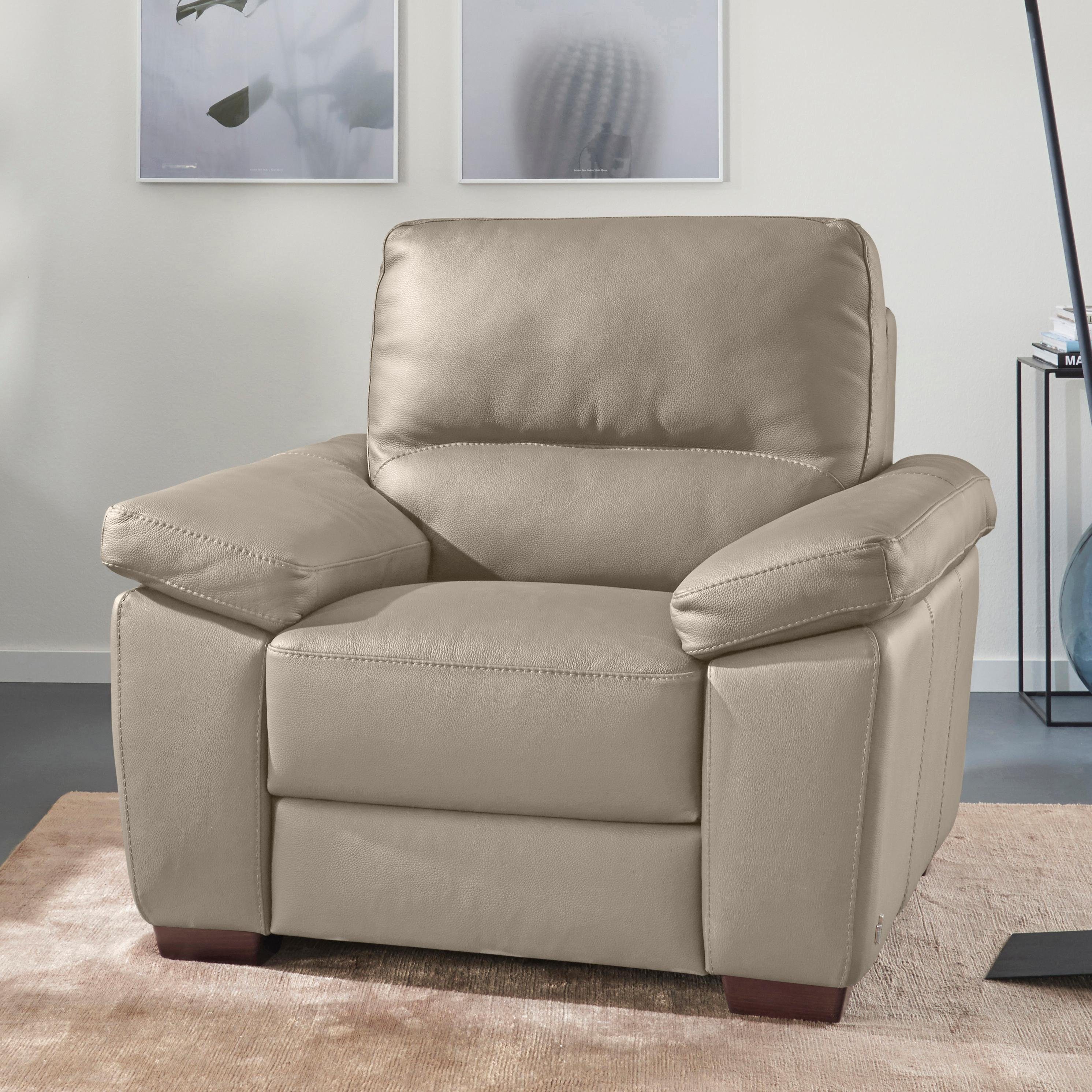 CALIA ITALIA Sessel Gaia, hochwertiger, edler Ledersessel mit erstklassigem günstig online kaufen