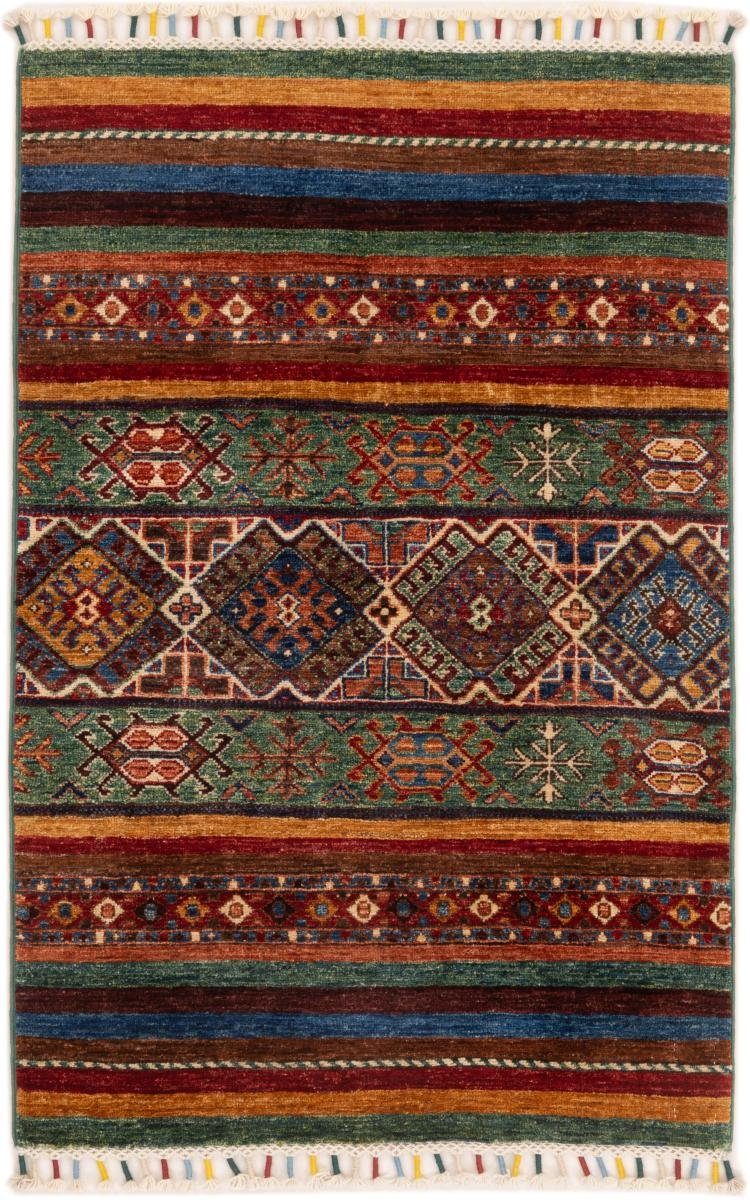 Orientteppich Arijana Shaal 80x121 Handgeknüpfter Orientteppich, Nain Trading, rechteckig, Höhe: 5 mm