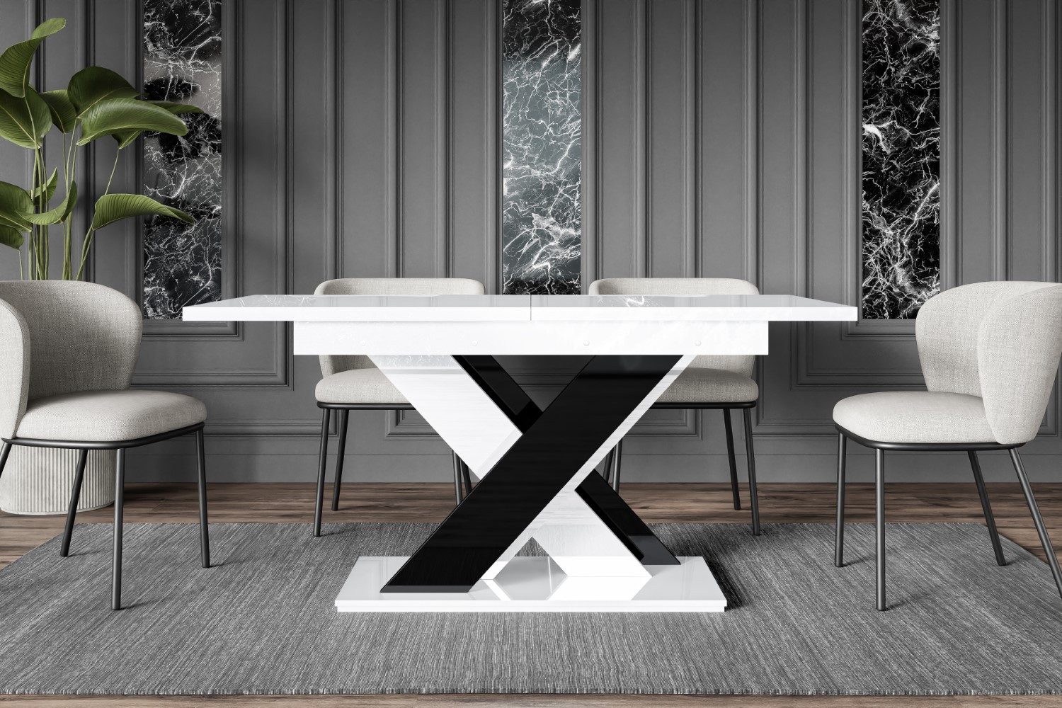ALTDECOR Esstisch RONX (Esstisch ausziehbar, Esszimmertische, günstig online kaufen