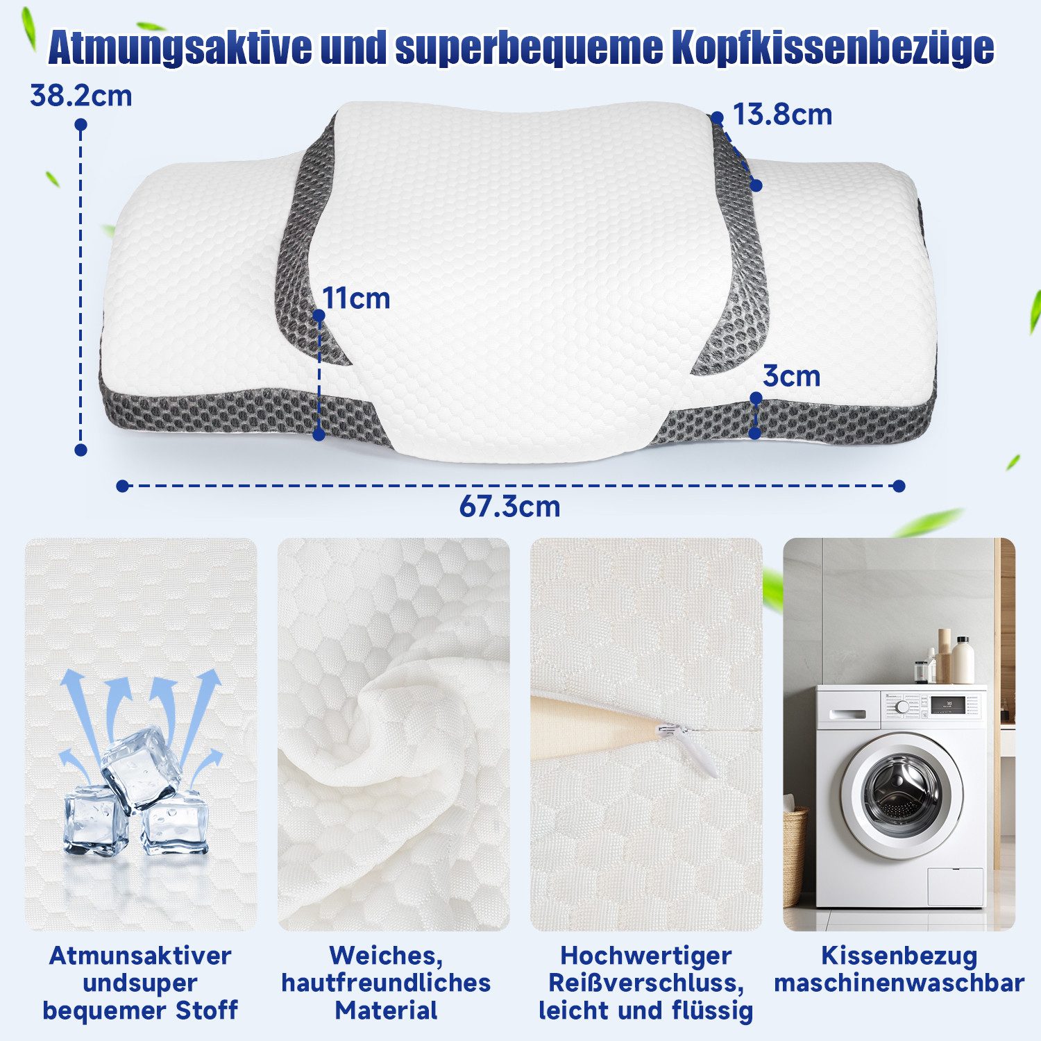 Esun Kopfkissen Memory Foam Kissen Kopfkissen, günstig online kaufen