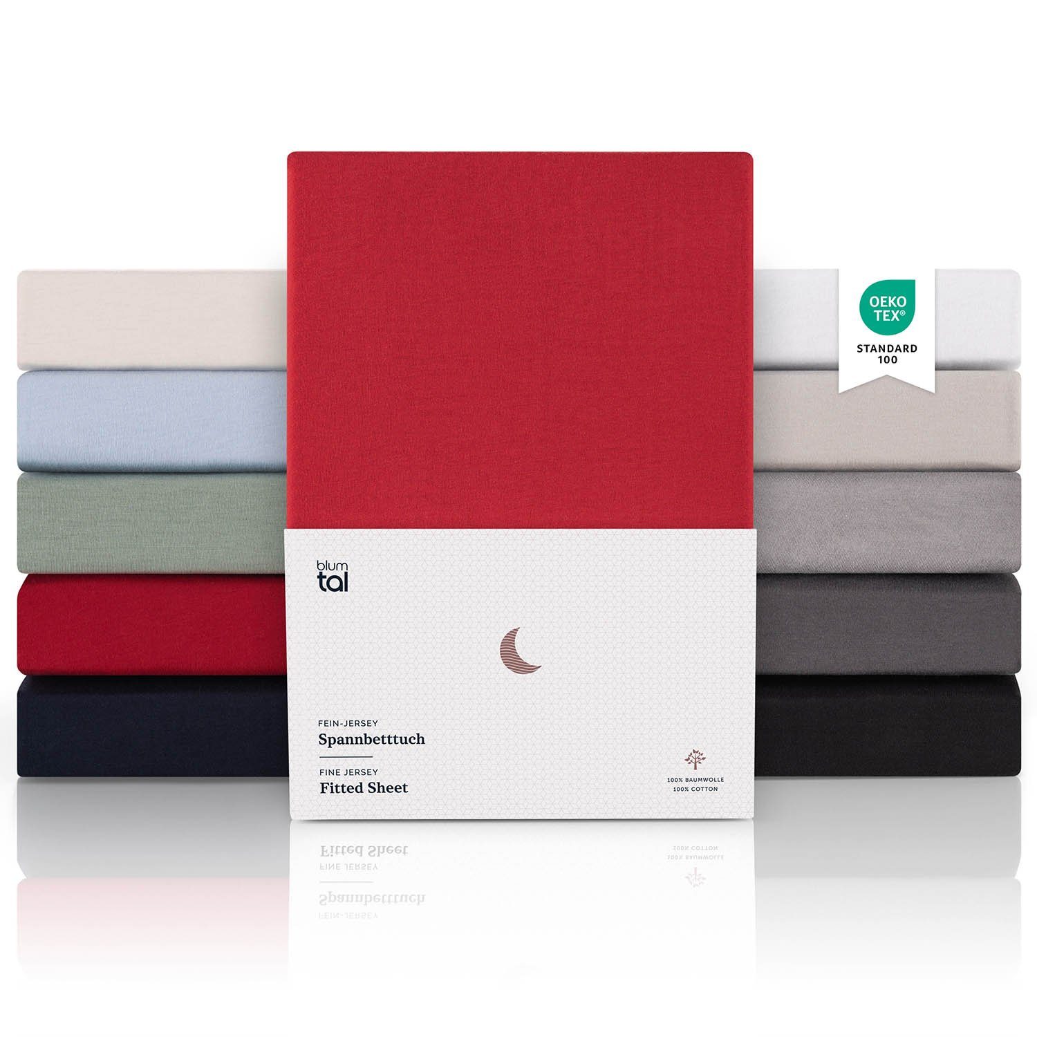 Blumtal Spannbettlaken Blumtal Premium Spannbettlaken, Standard günstig online kaufen