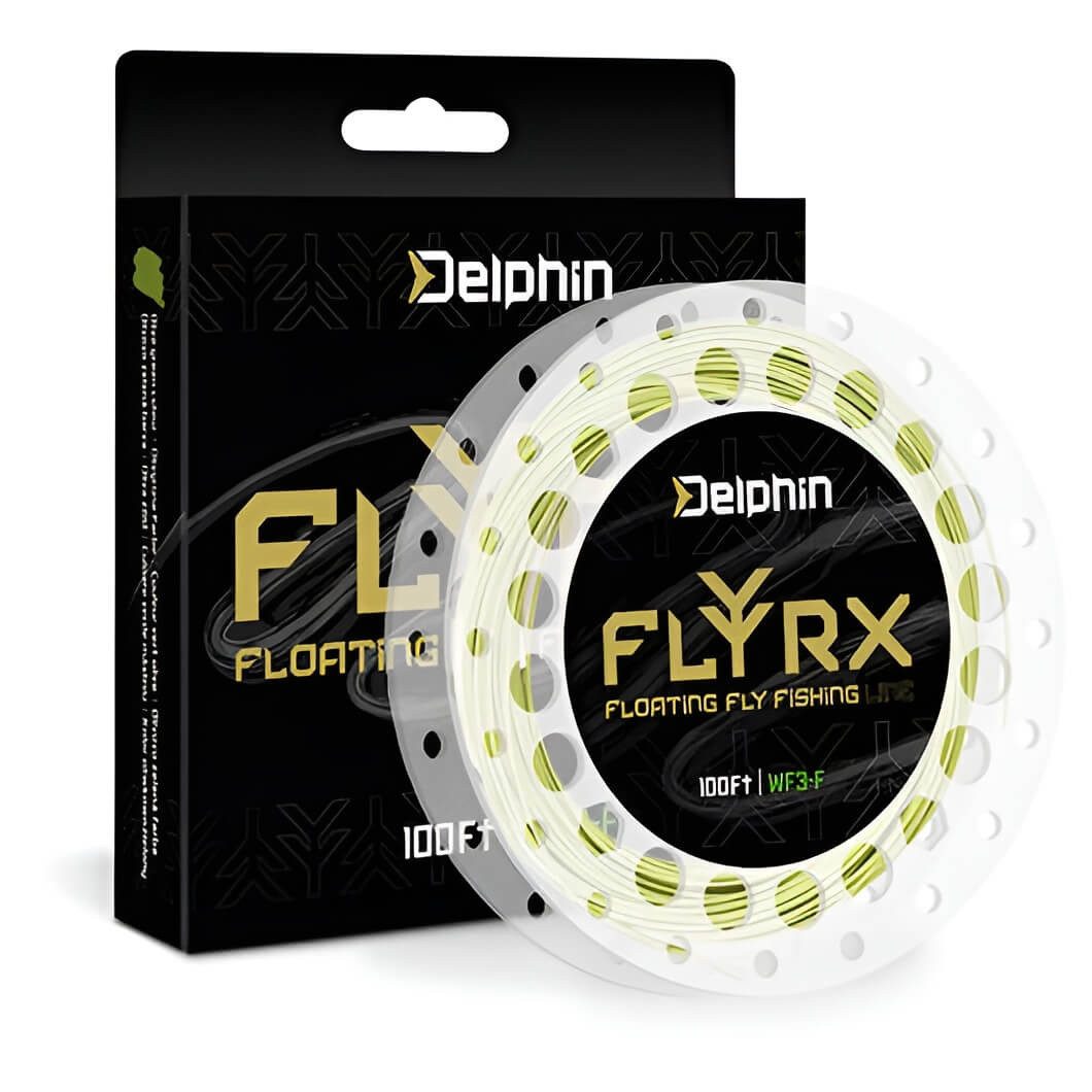 Angelschnur Delphin Flyrx Fliegenschnur WF 30m schwimmend
