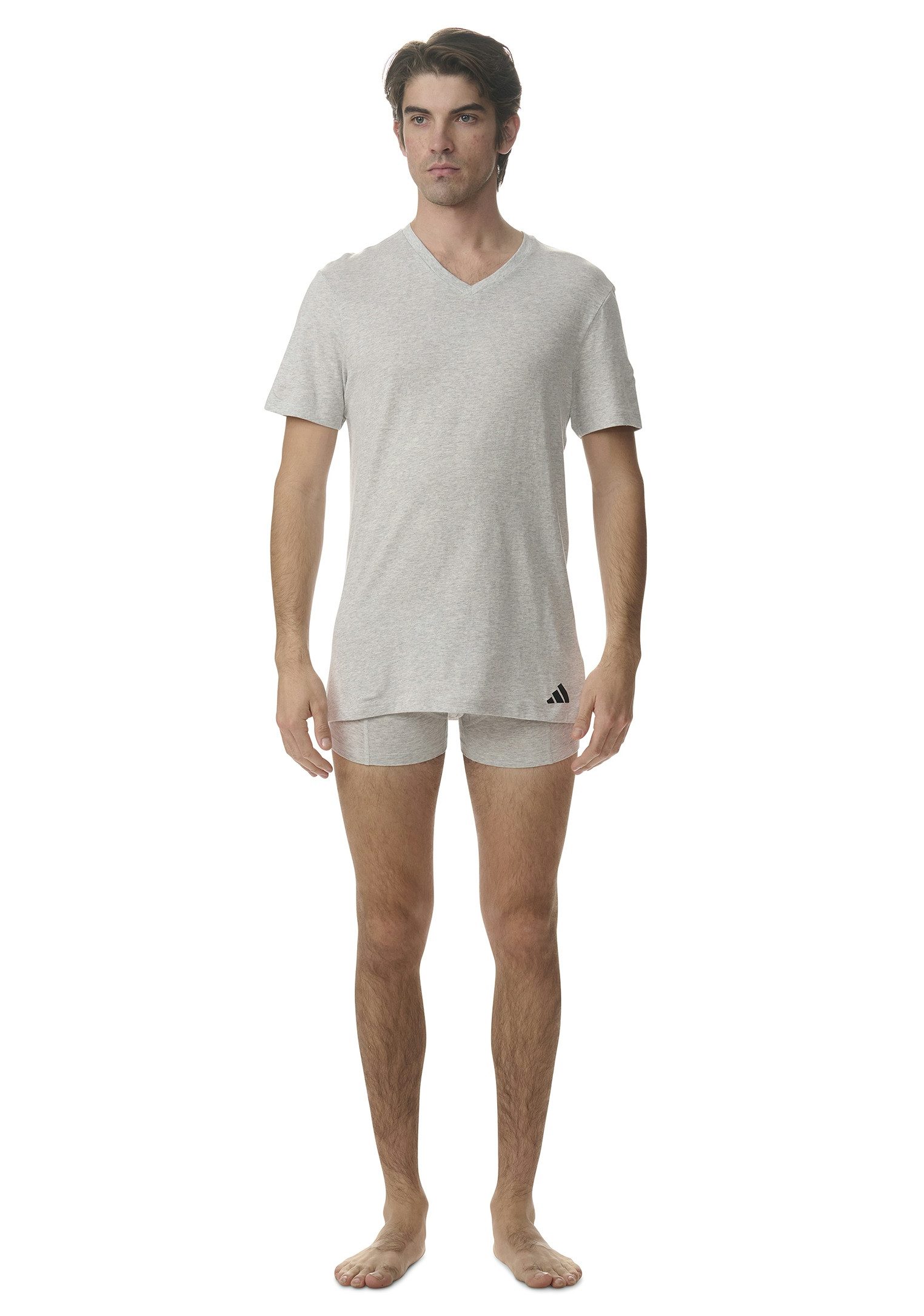 adidas Sportswear V-Shirt Active Core Cotton (3er Pack) V-Ausschnitt, Kurzarm, bequem