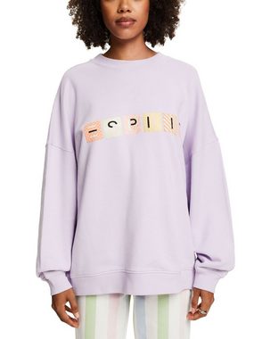 Esprit Sweatshirt Logo-Sweatshirt mit Rundhalsausschnitt (1-tlg)