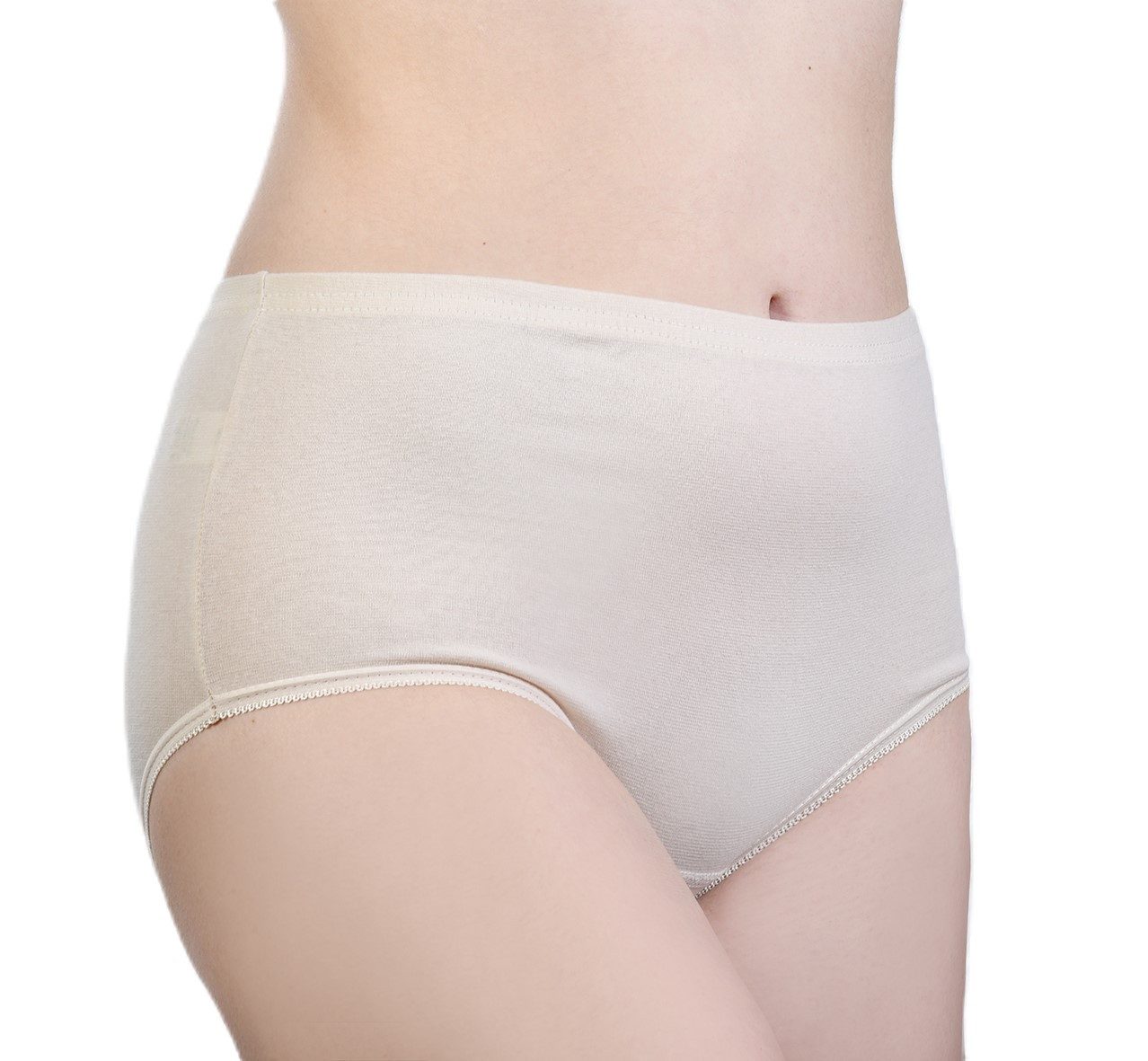 Toker Collection® Taillenslip Damen Taillenslip Baumwolle mit Elasthan 6er Pack (Spar Pack, 6er Pack)
