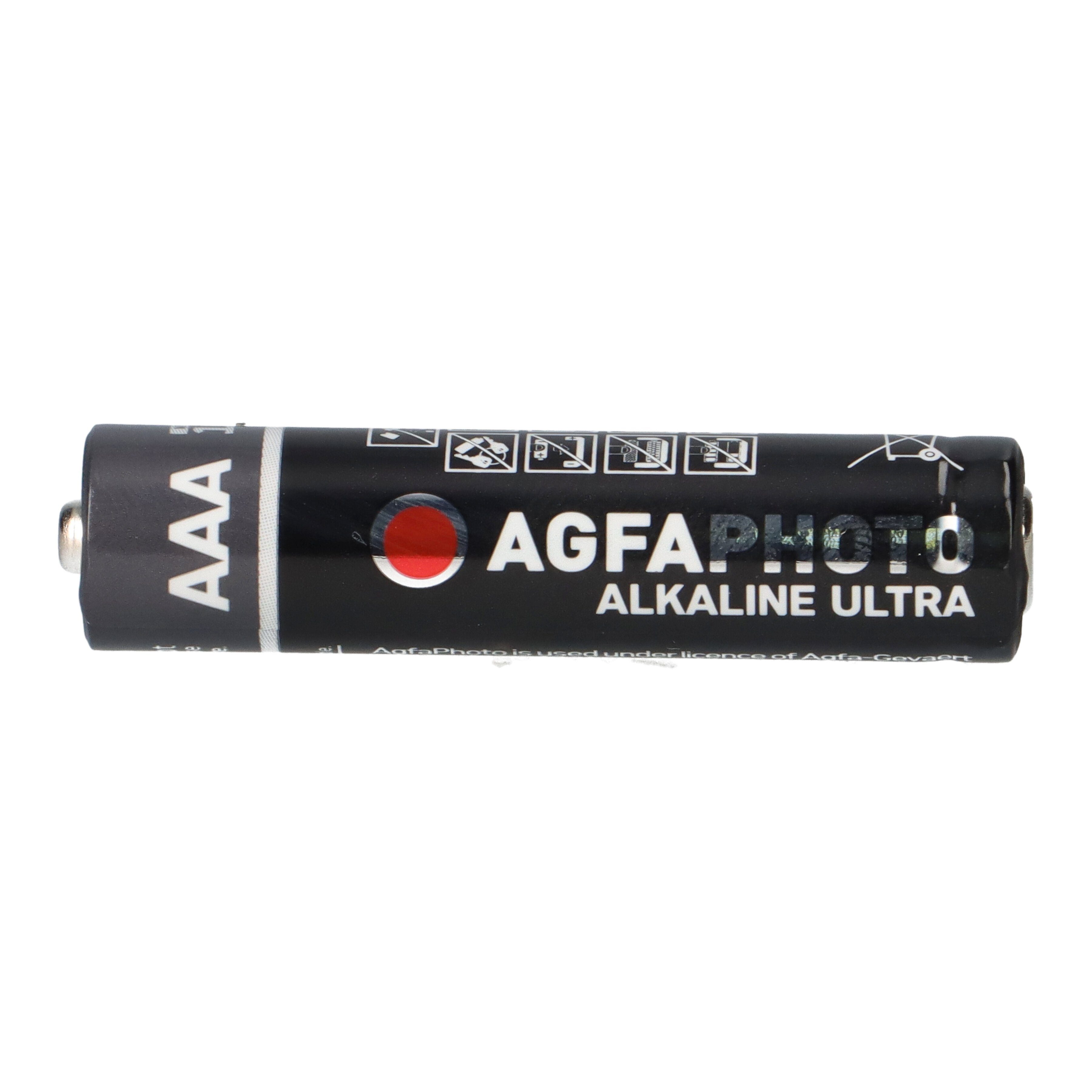 AAA AgfaPhoto Batterie Blister 4er Ultra Stück 1.5V 12x 48 AGFAPHOTO Batterie
