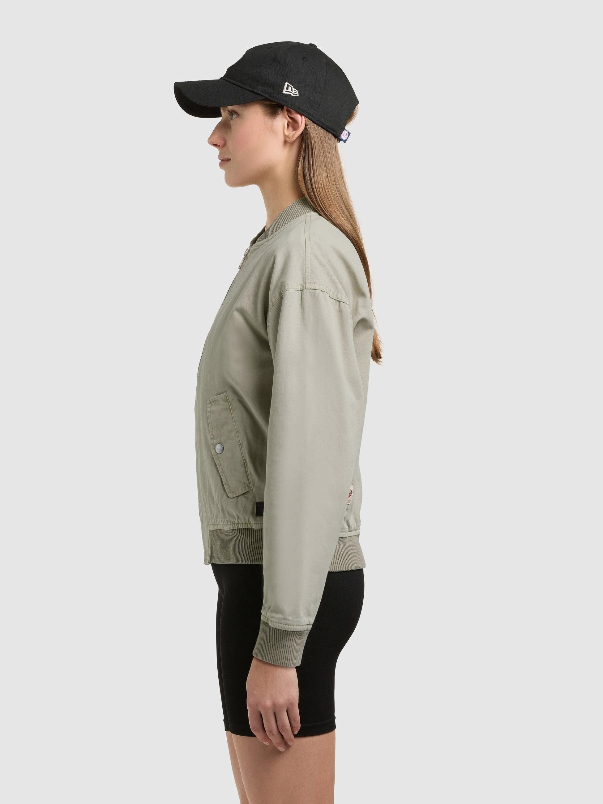 khujo Funktionsjacke Inie (1-St) Übergangsjacke im Bomberjacken-Style