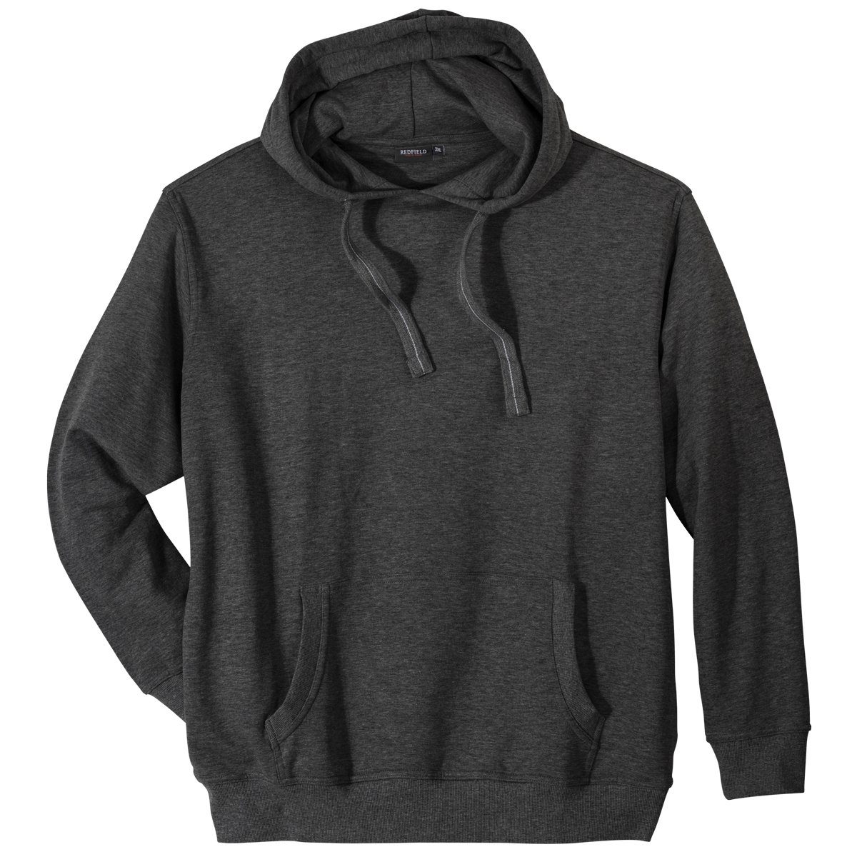 redfield Kapuzensweatshirt Kapuzen-Sweatshirt anthrazit melange Redfield XXL