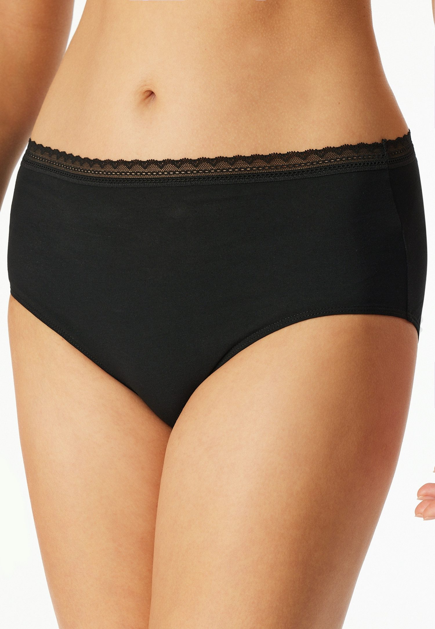 Schiesser Midislip Modern Multipacks (3er Pack) Spitzen-Bund, elastisch günstig online kaufen