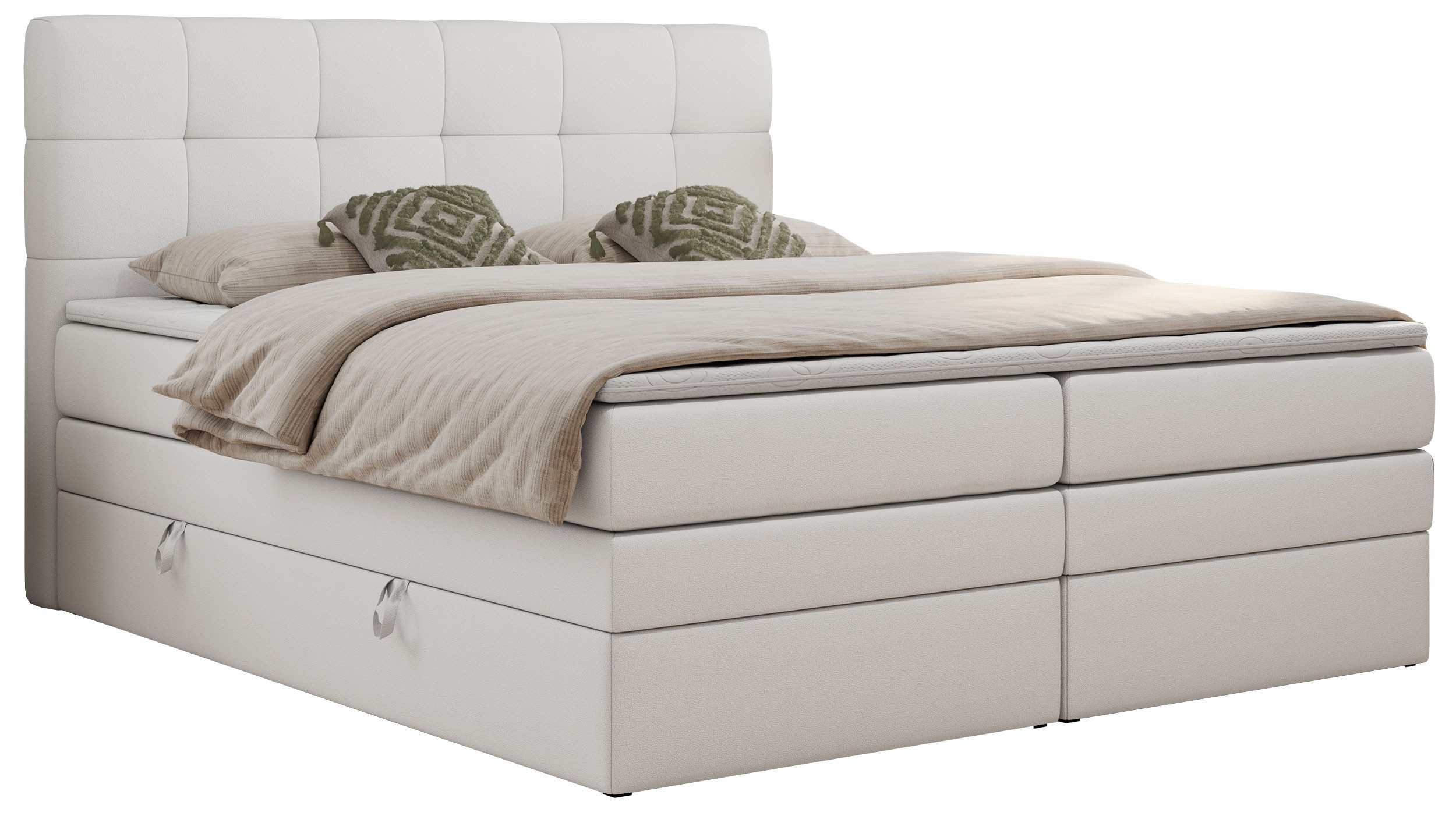 MKS MÖBEL Boxspringbett LUKA KING (King günstig online kaufen