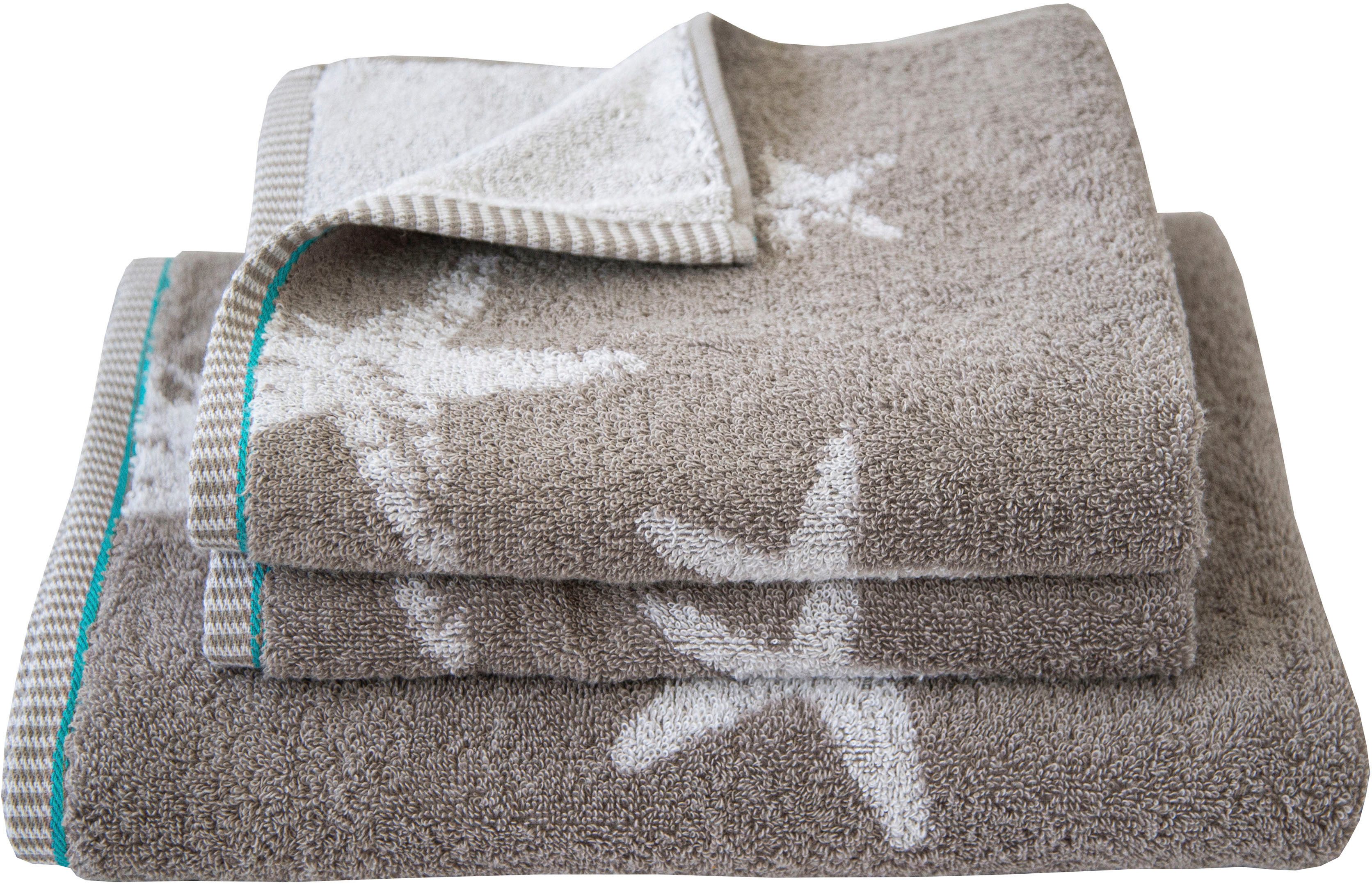 Dyckhoff Duschtuch Maritim, Starfish, Frottier (1-St) günstig online kaufen
