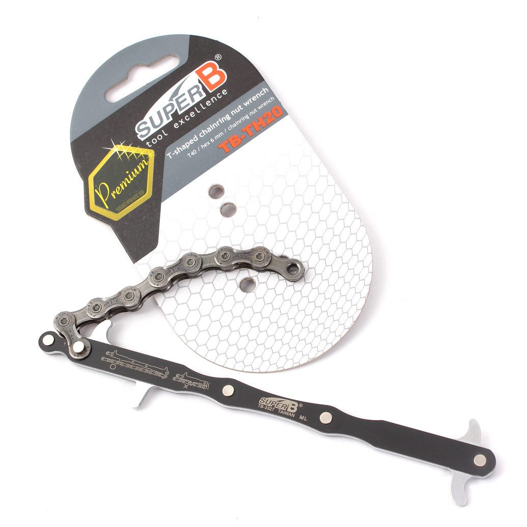 KHEbikes Kettenpeitsche KHE SUPER B TB-3327 3in1 Ketten- und Zahnkranzprüfwerkzeug