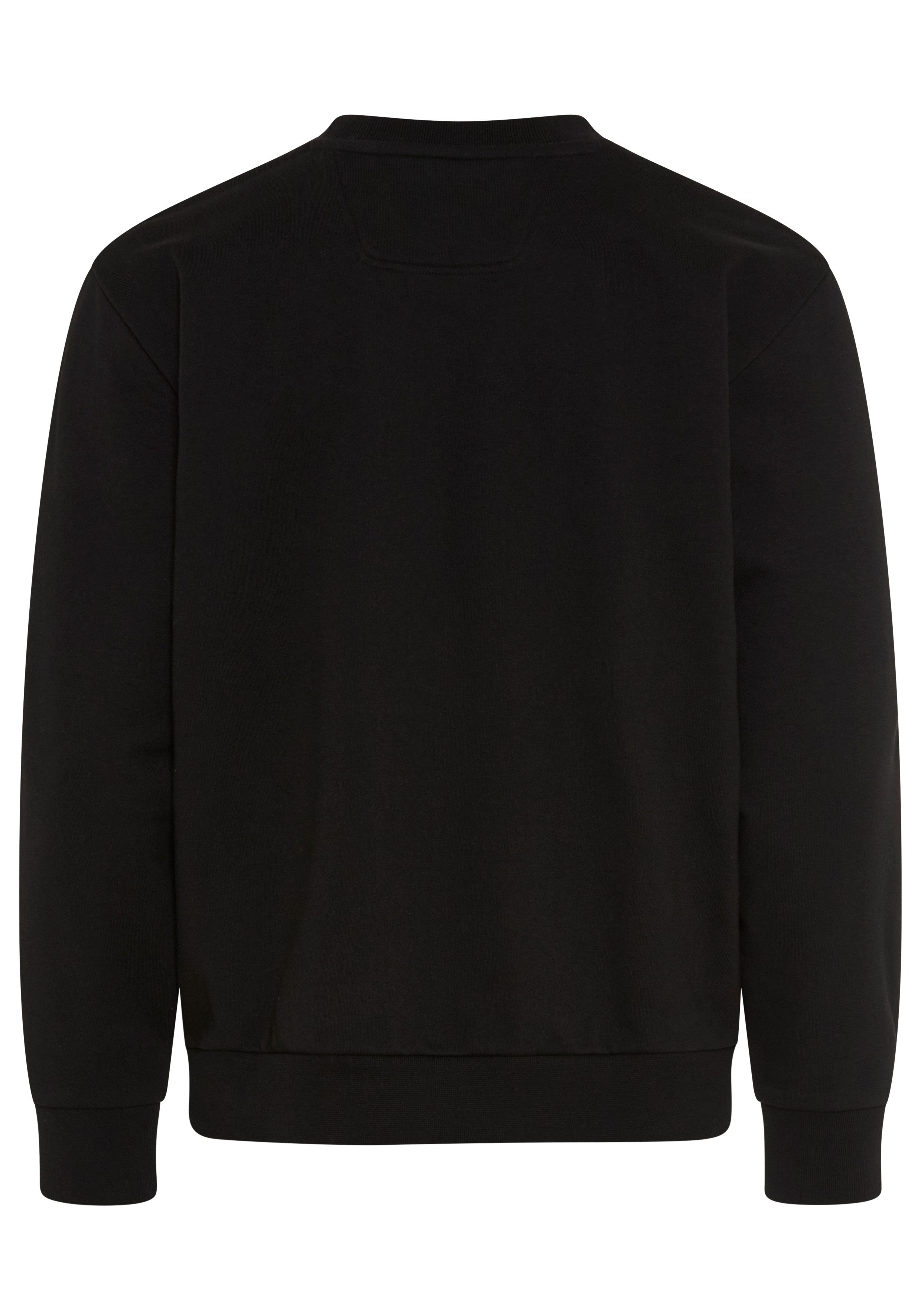 BOSS GREEN Sweatshirt Rundhalsausschnitt, Relaxed Fit, Logo-Badge