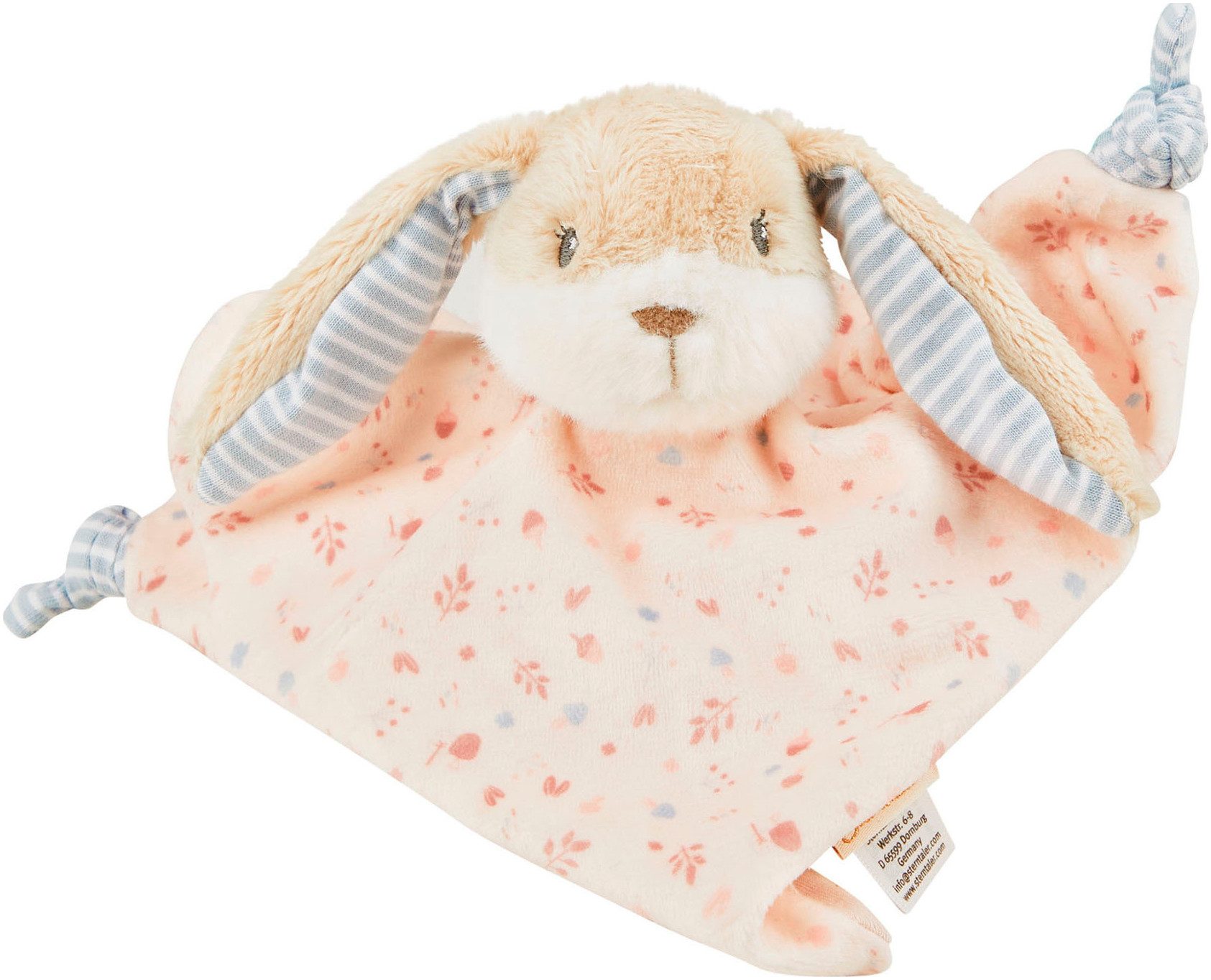 Sterntaler® Schmusetuch Hase Hanni S, mit Rassel