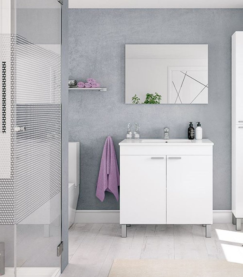freiraum Badezimmer-Set LC1, in weiß glänzend günstig online kaufen