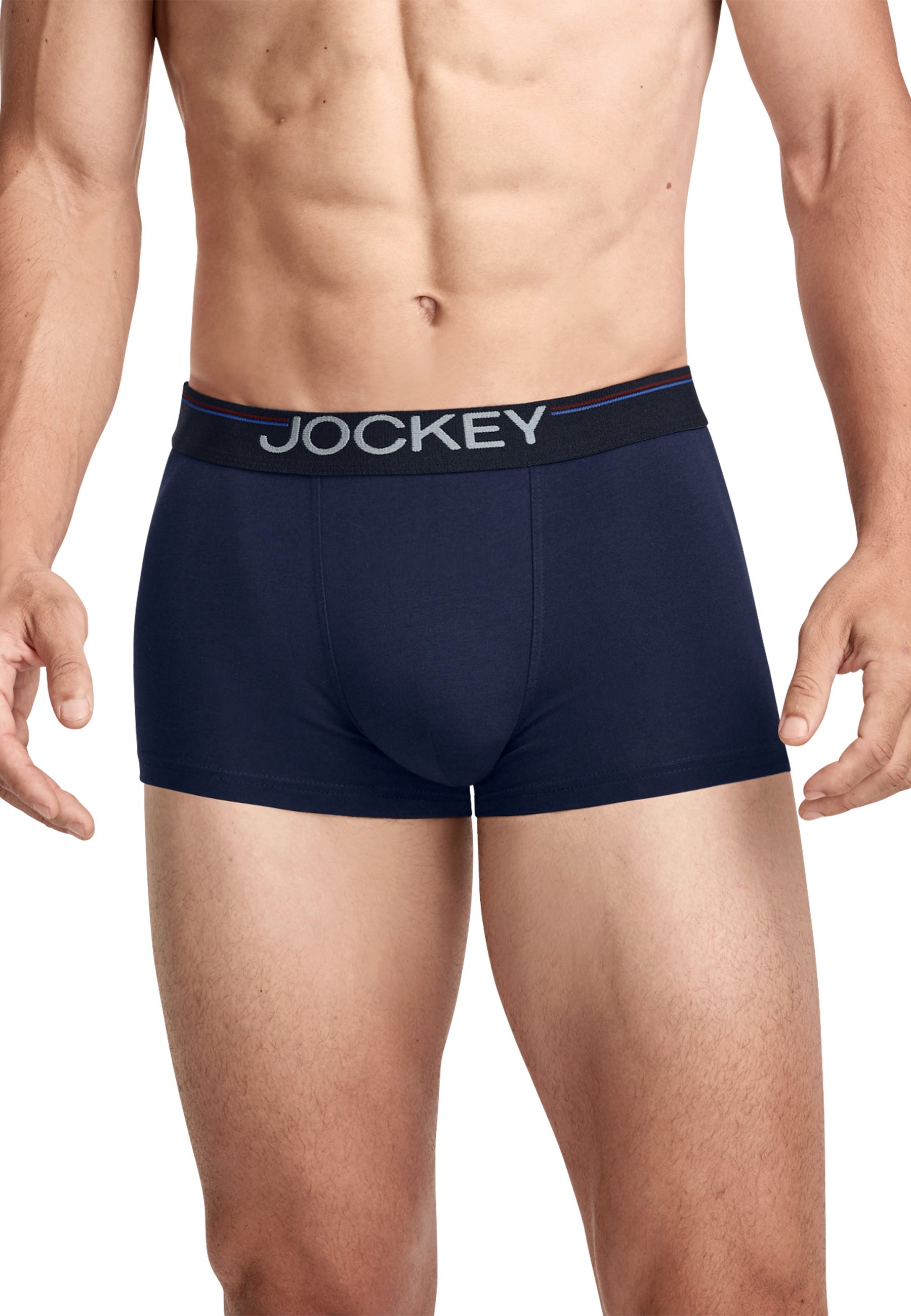 Jockey Trunk Cotton Stretch (3er Pack) atmungsaktiv, passgenau mit Stretchanteil