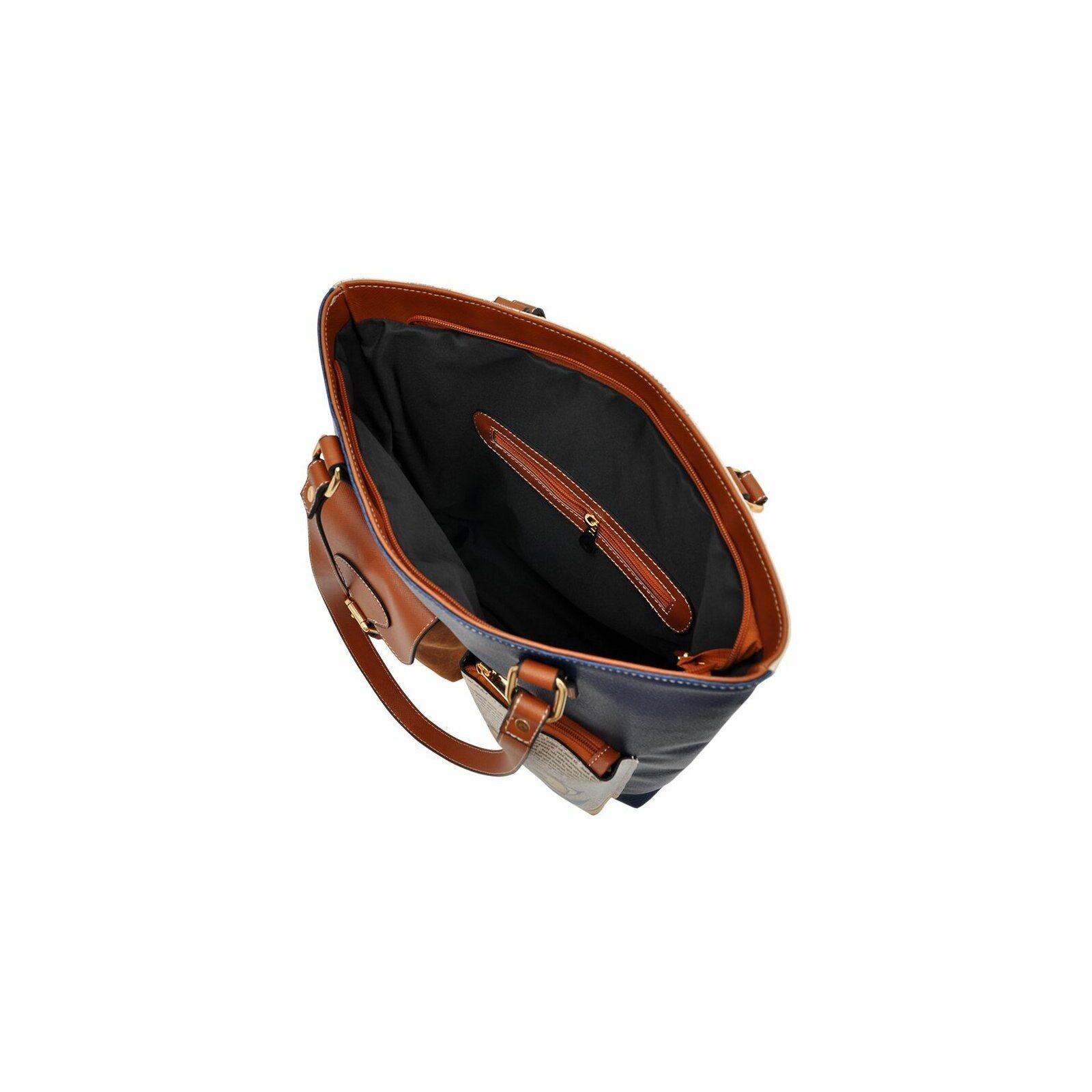 DOGO Umhängetasche Multi Pocket Bag Shopper-Tasche The Wise Owl Damen, Handgefertigt