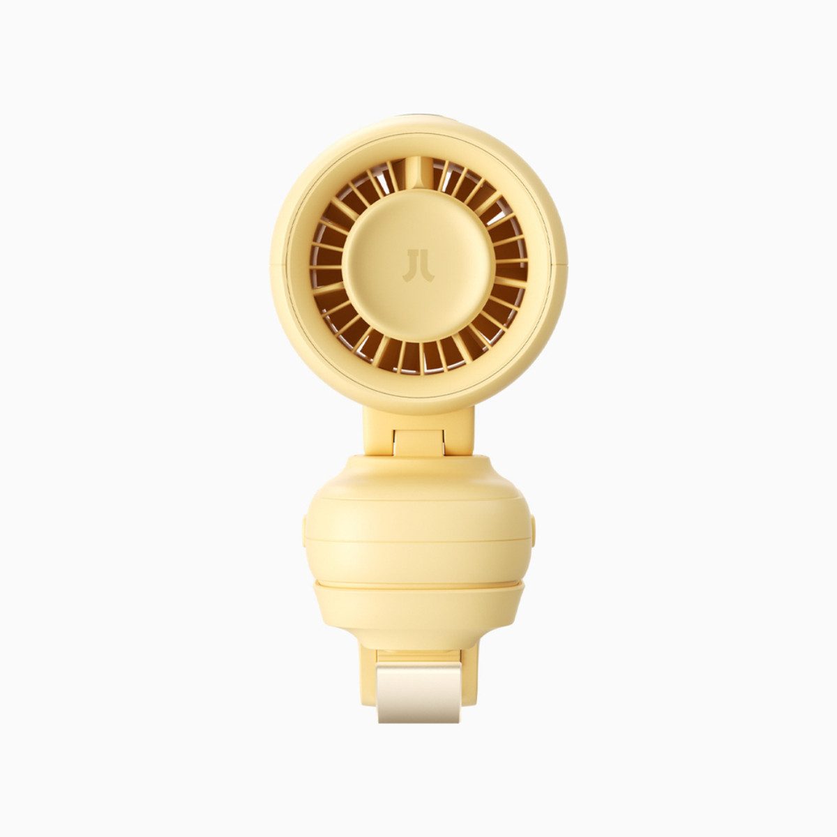 Jisulife Akku-Ventilator Kinderwagenventilator 4, Metallclip und Nachtlichtfunktion für flexible Nutzung