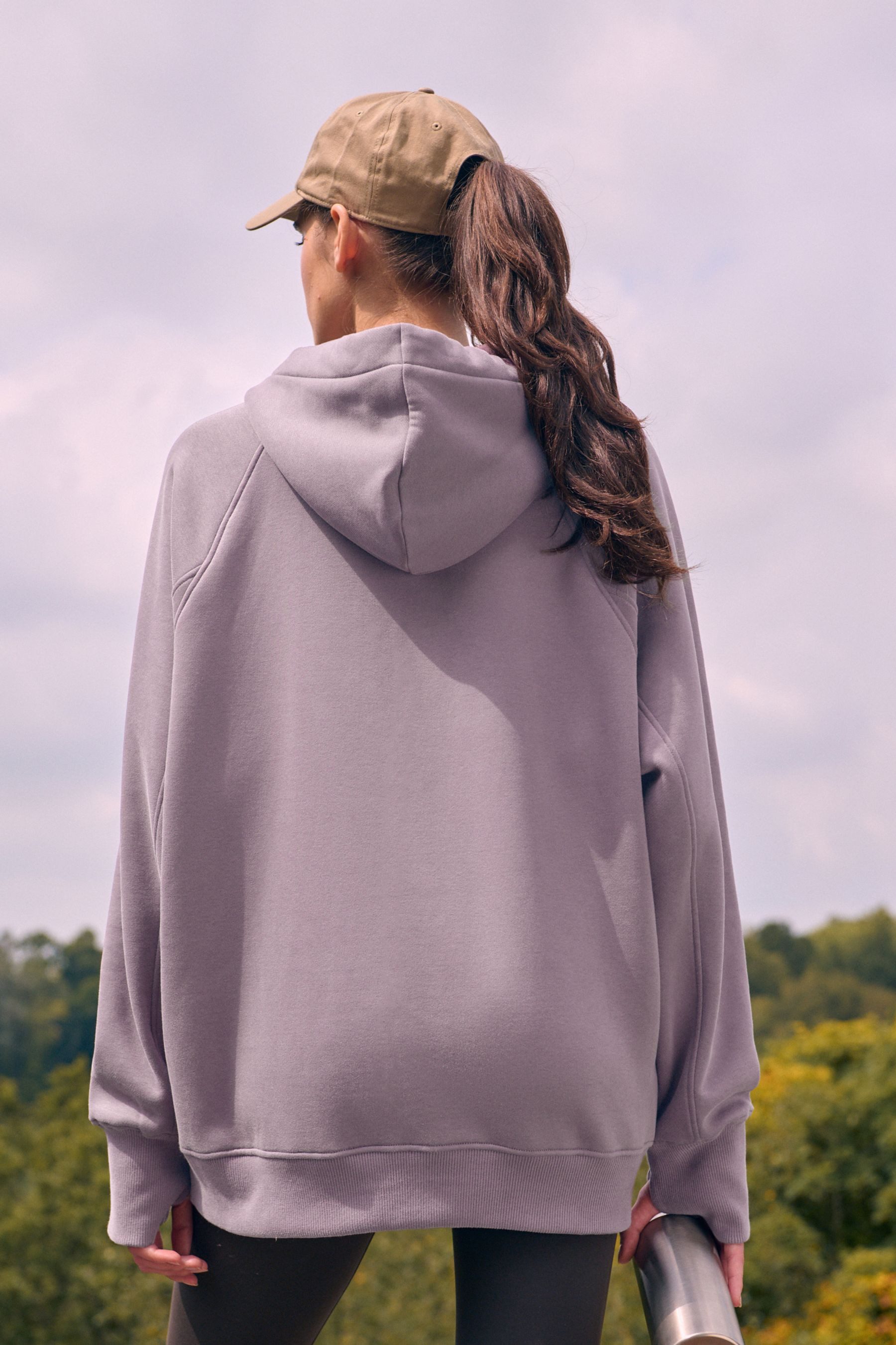 Next Kapuzensweatshirt Active Hoodie in längerer günstig online kaufen
