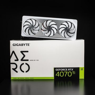 Gigabyte GeForce RTX™ 4070 Ti AERO OC 12G Grafikkarte (12 GB, GDDR6X)