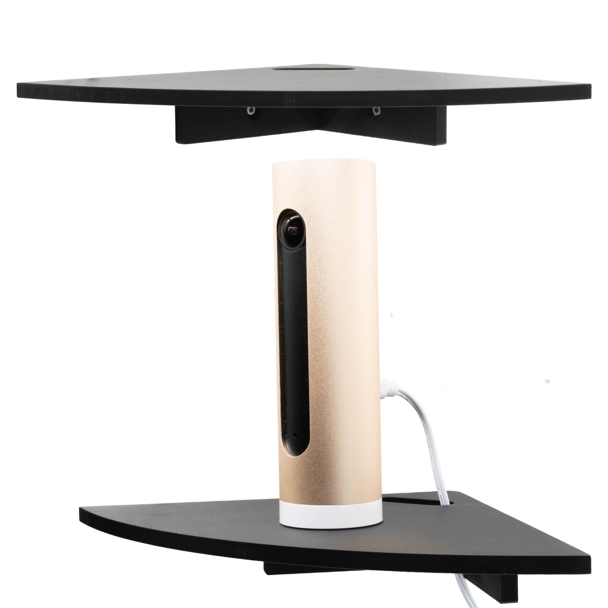TSB Werk Wandregal Eckregal Wandregal Bücherregal Hängeregal für, Kamera, Box, Lautsprecher, Lampe