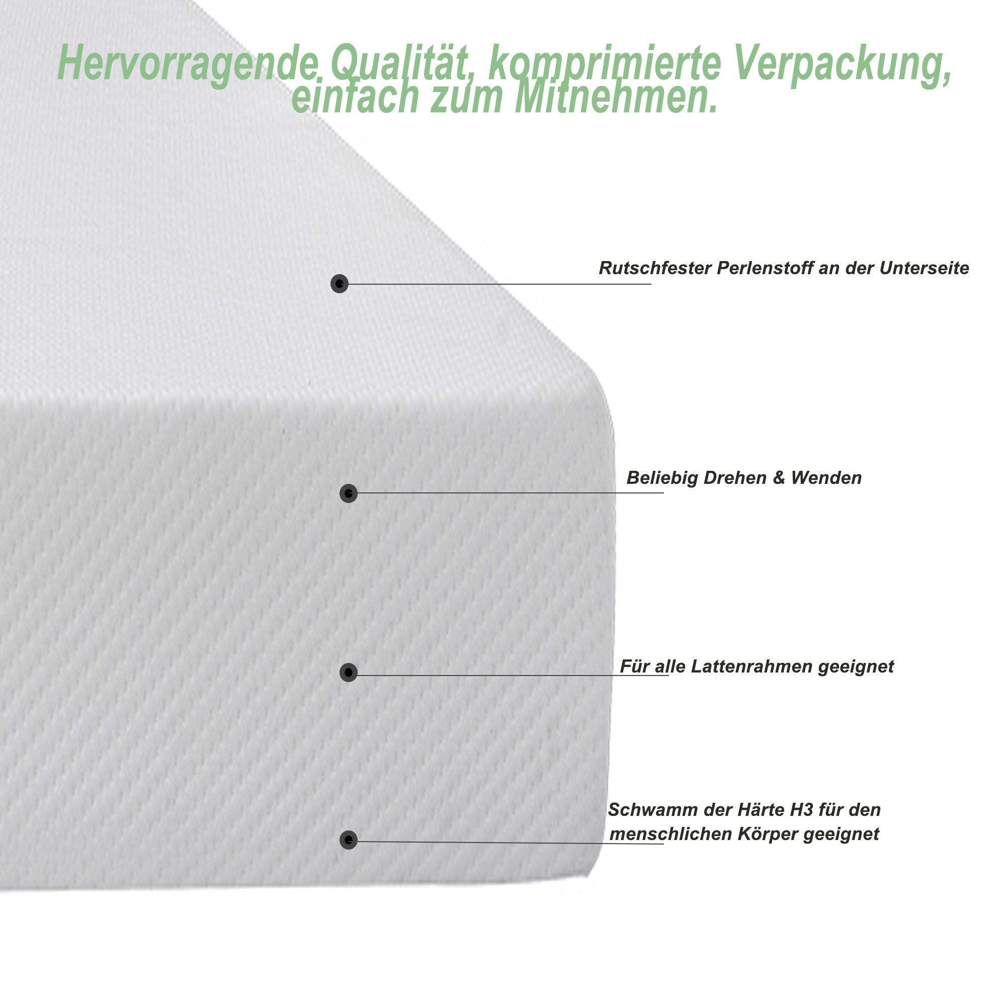 MODFU Polsterbett Daybett Tagesbett Polsterbett Doppelbett Kinderbett Gästebett (mit LED-Licht, USB-Anschluss, Rückenlehne und stabilem Rahmen, für Schlafzimmer & Gästezimmer, 140x200 cm), mit Matratze