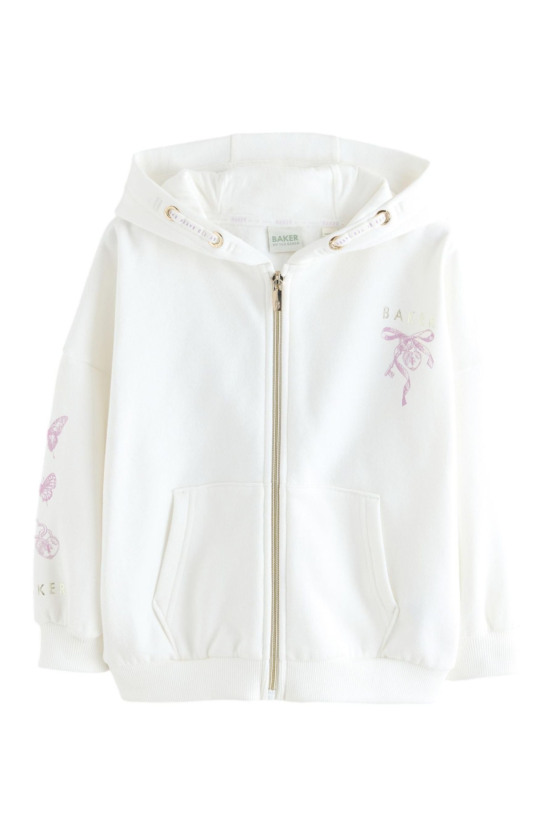 Kapuzenpullover Baker by Ted Baker Kapuzenjacke mit Rückengrafik