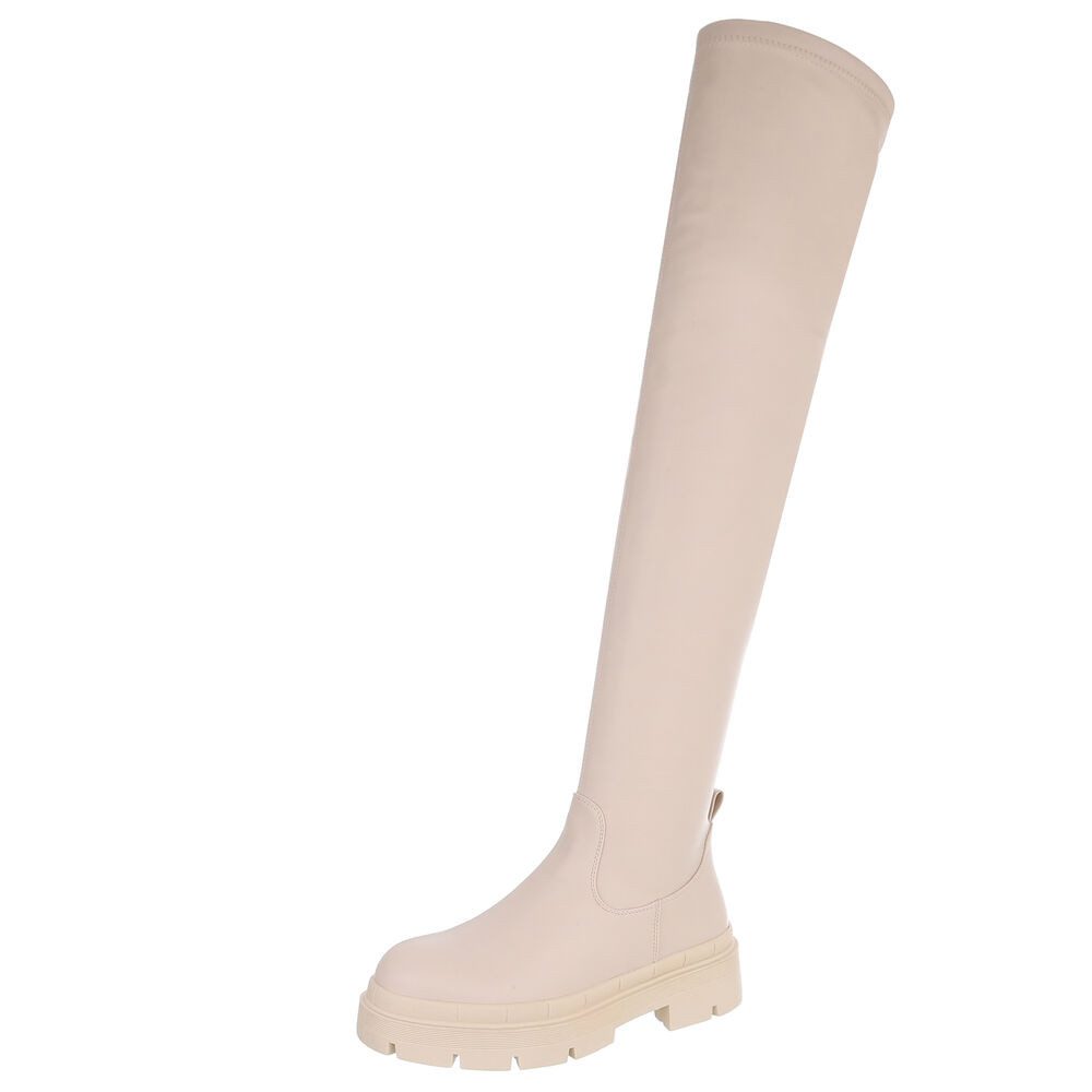 Ital-Design Damen Party & Clubwear Plateaustiefel (78059866) Blockabsatz Ov günstig online kaufen