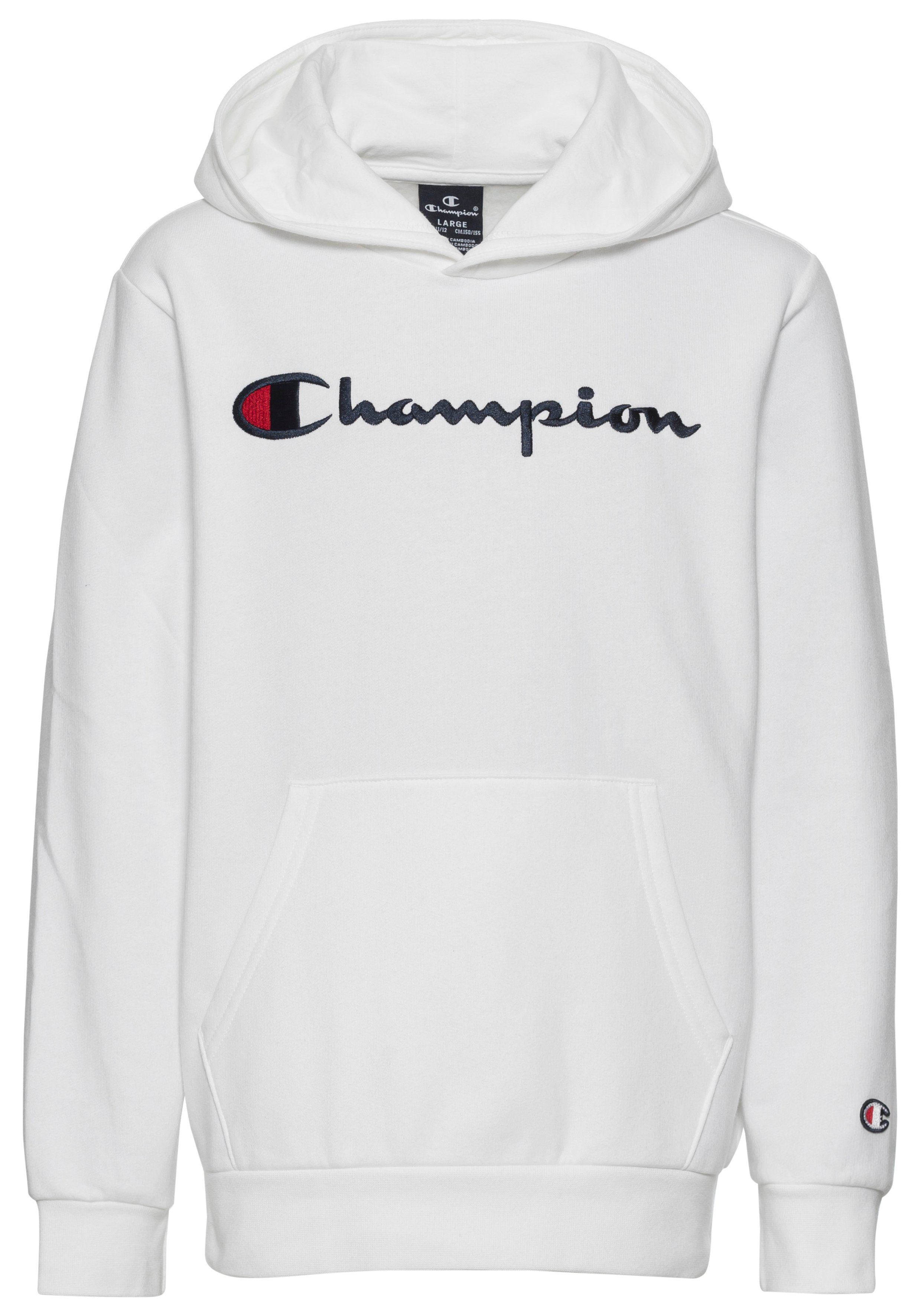 Sweatshirt Hooded Kapuzensweatshirt Champion weiß Icons