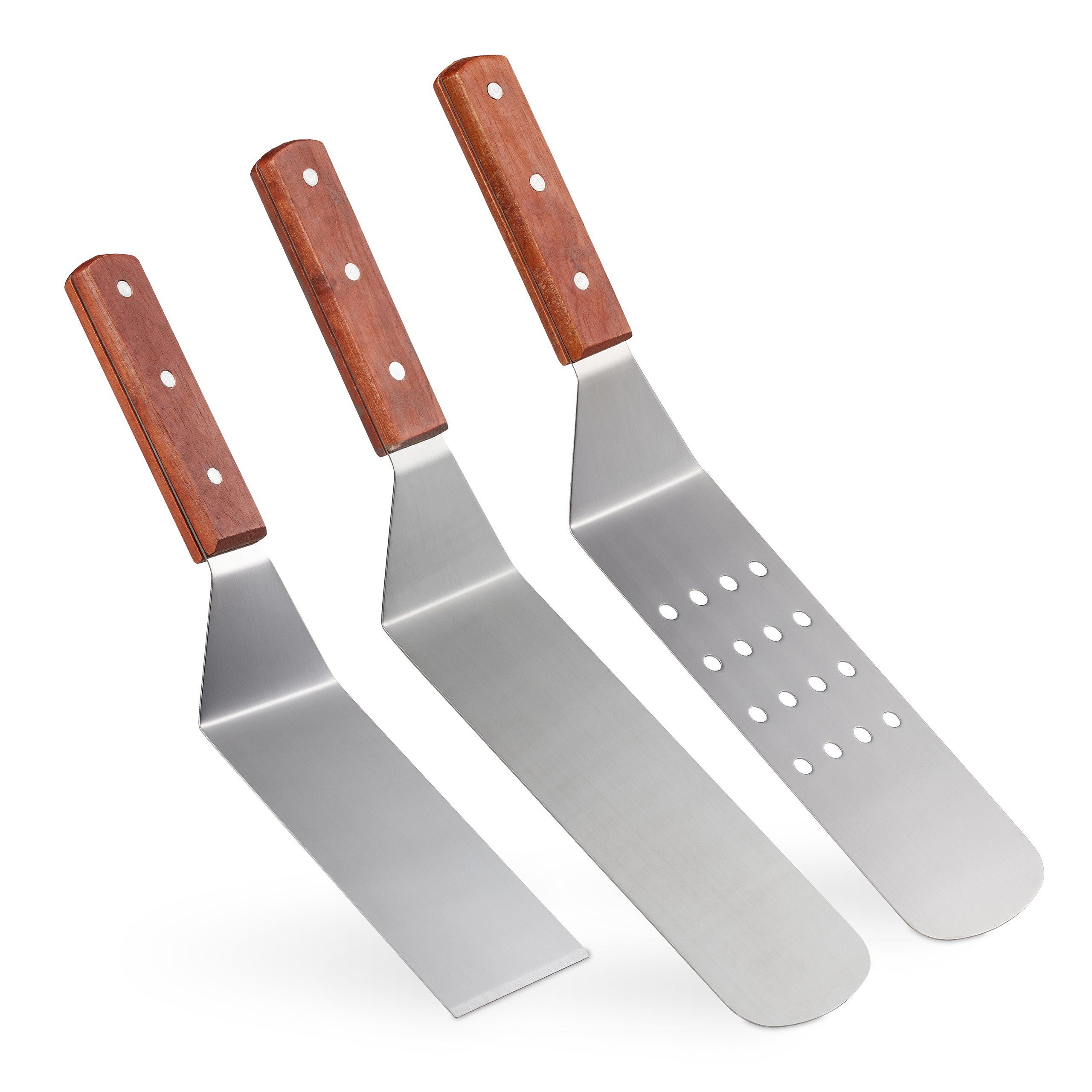relaxdays Сковородыwender 3-teiliges Grill-Pfannenwender Set