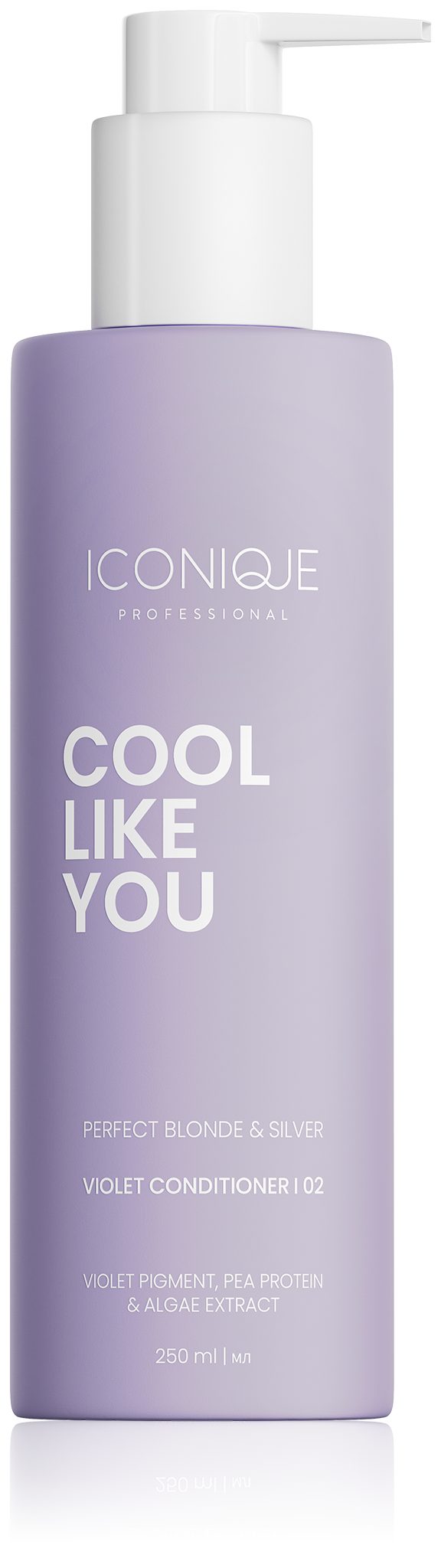 ICONIQUE Professional Haarspülung COOL LIKE YOU Spülung 250ml - Farbpflege für blondes & graues Haar