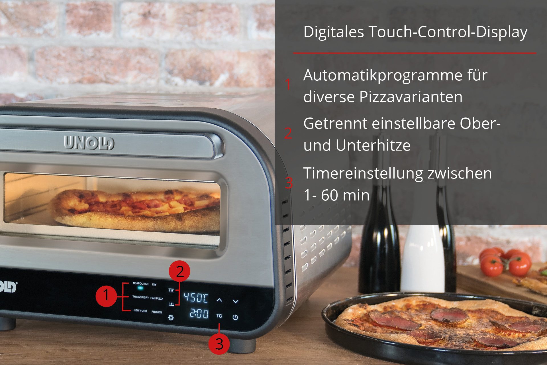 Unold Pizzaofen LUIGI 68816
