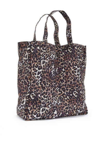 Vivance Strandtasche, Shopper in modischer Leo Optik VEGAN