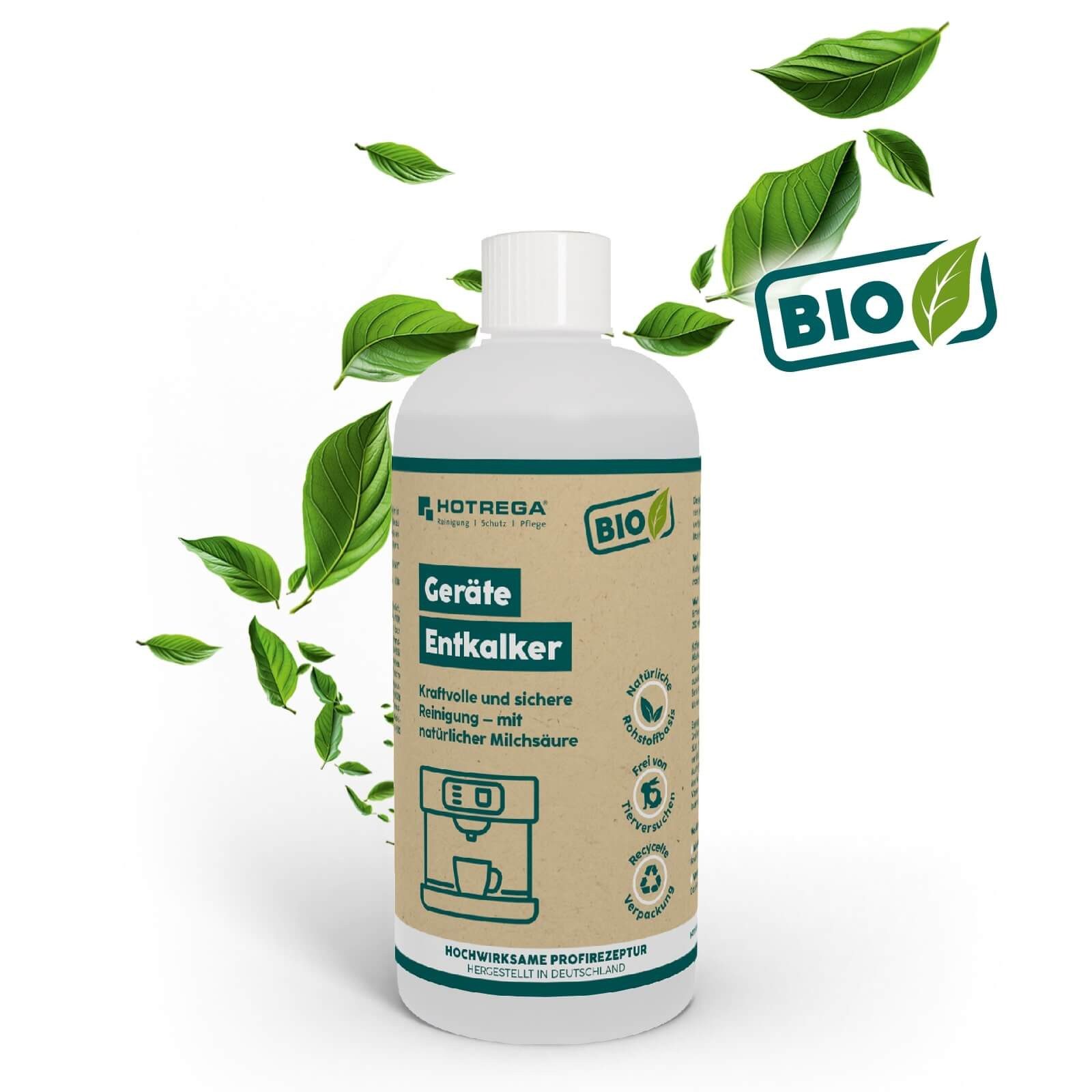 HOTREGA® BIO Geräte Средство для удаления накипи 500ml Flüssigentkalker (Kalklöser Kaffeemaschinen Kaffeevollautomat Средство для удаления накипи)