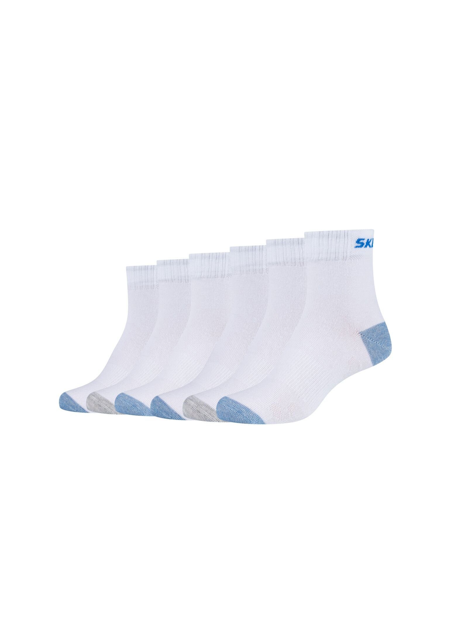 6er white Socken Skechers Pack Socken