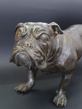 AFG Tierfigur Bronze Figur Skulptur französische Bulldogge