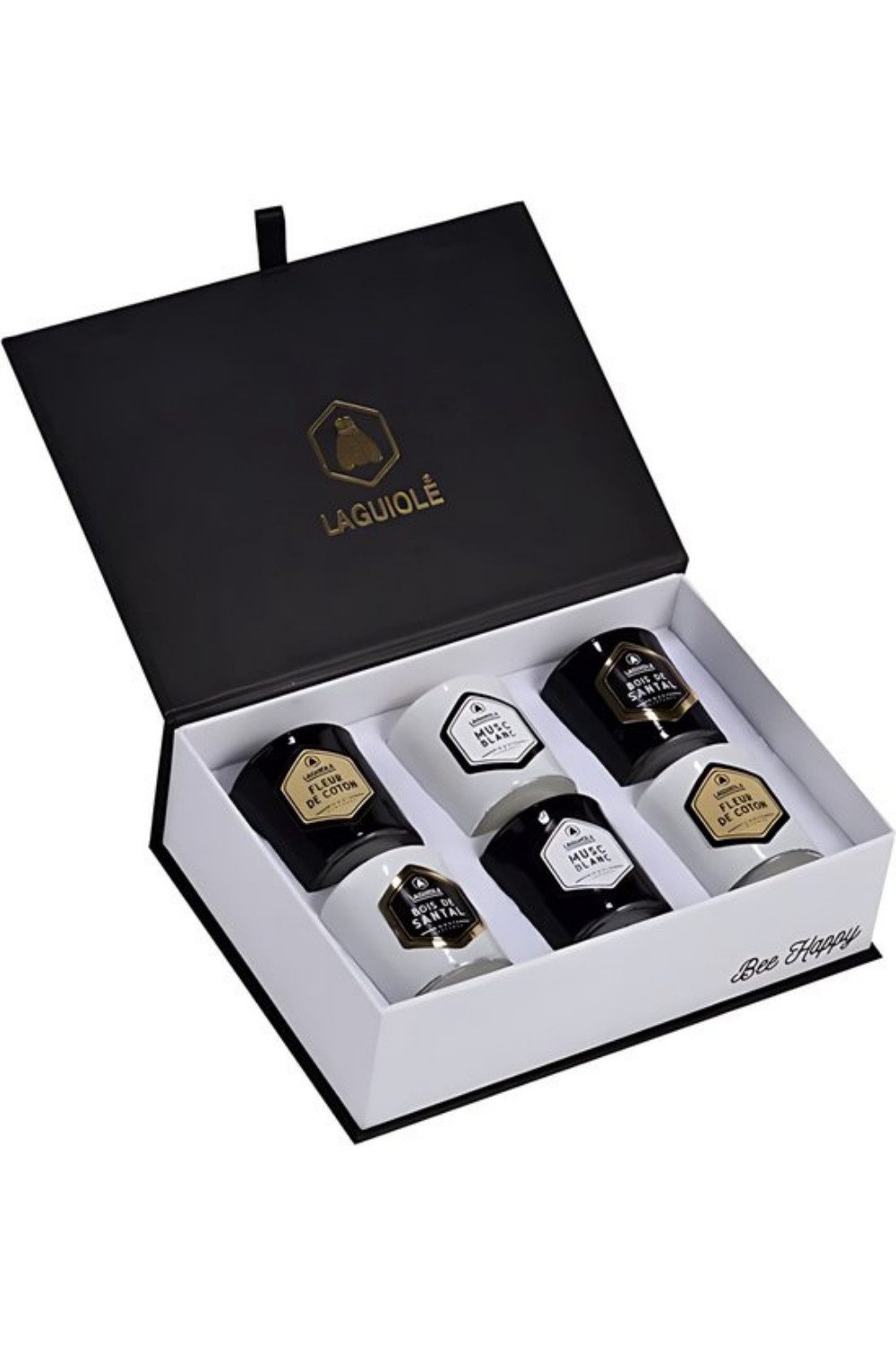 Brise Home Duftkerze Laguiole Duftkerze Set Honig Amber mit Feuerzeug Coffr günstig online kaufen