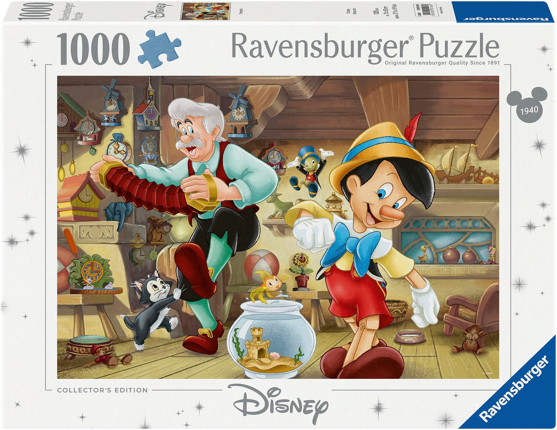 Ravensburger Puzzle Collector's Edition - Disney Classics, Pinocchio, 1000 günstig online kaufen