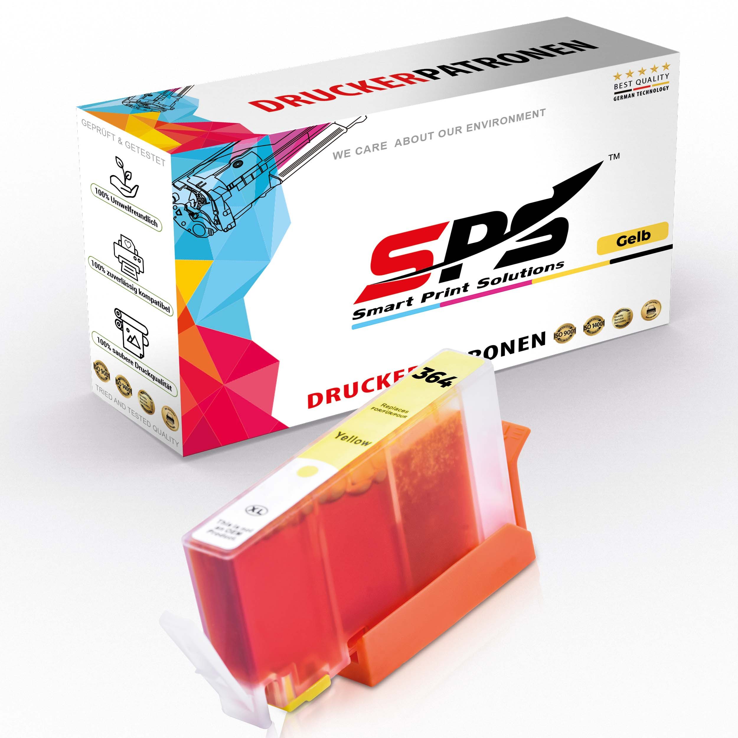 SPS Kompatible Tintenpatronen für HP - 364XL, BCYM Tintenpatrone (1er Pack, 1-tlg)