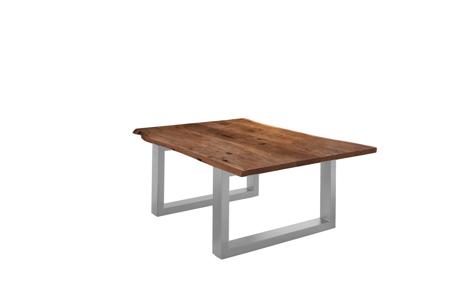 SAM® Couchtisch Talina, natürliche Baumkante, massives Akazienholz, nussbaumfarben, 26mm