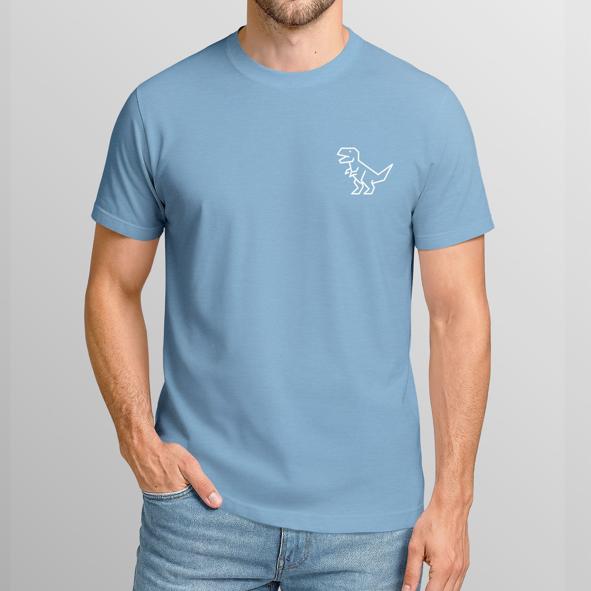 Neverless Print-Shirt Herren T-Shirt mit Dino günstig online kaufen