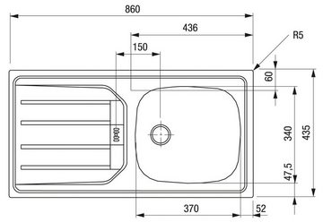 IMPULS KÜCHEN Küche "Prag", Ausrichtung wählbar, Schubkästen mit Soft-Close, vormontiert, wahlweise mit E-Geräten, mit Vollauszug, Breite 270 cm