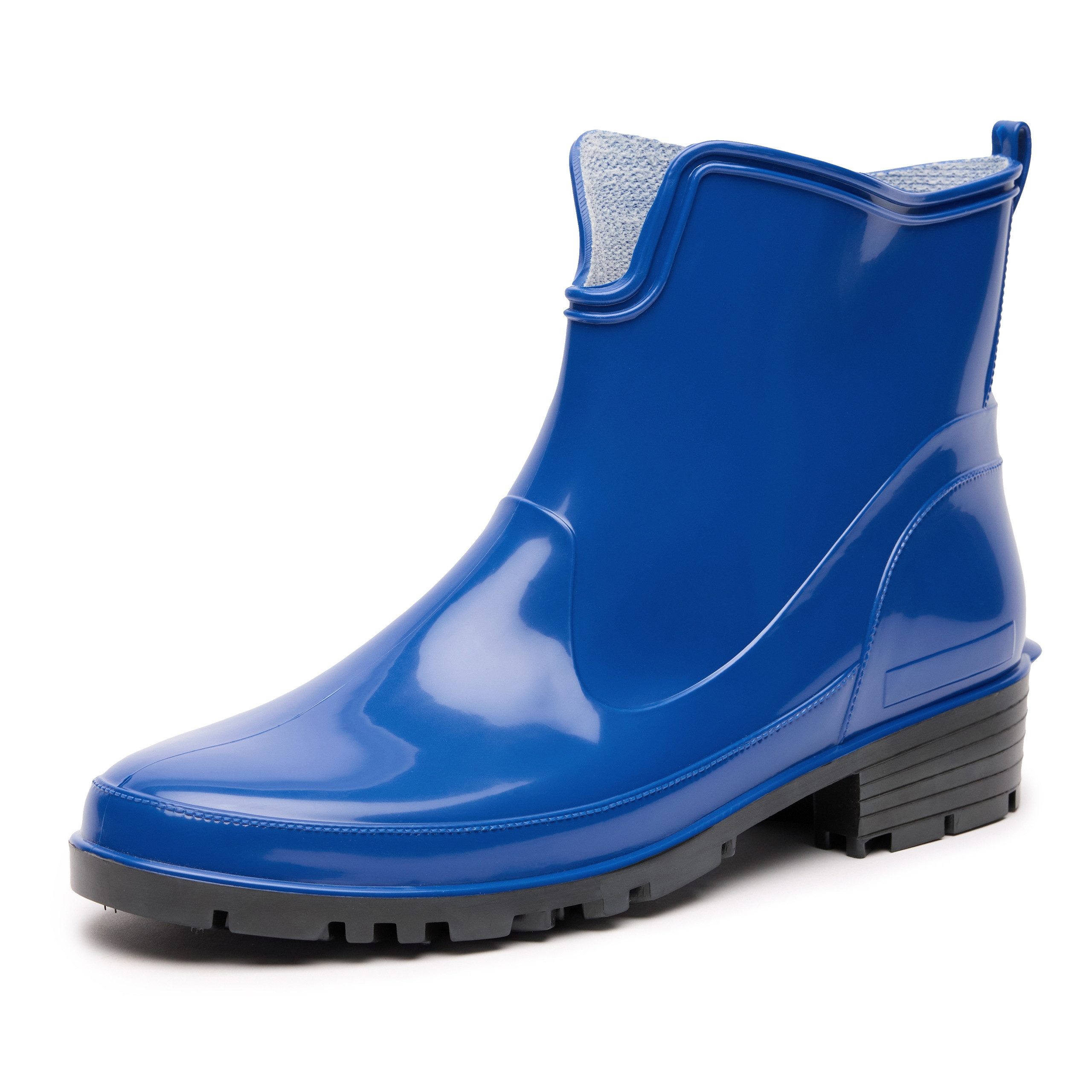 Ladeheid Gummistiefeletten LA-930 kurze Boots für Frauen Gummistiefel Damen wasserfest und bequem