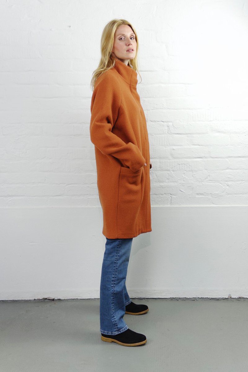 amber - Coat Kurzmantel O-Shape wunderwerk 487